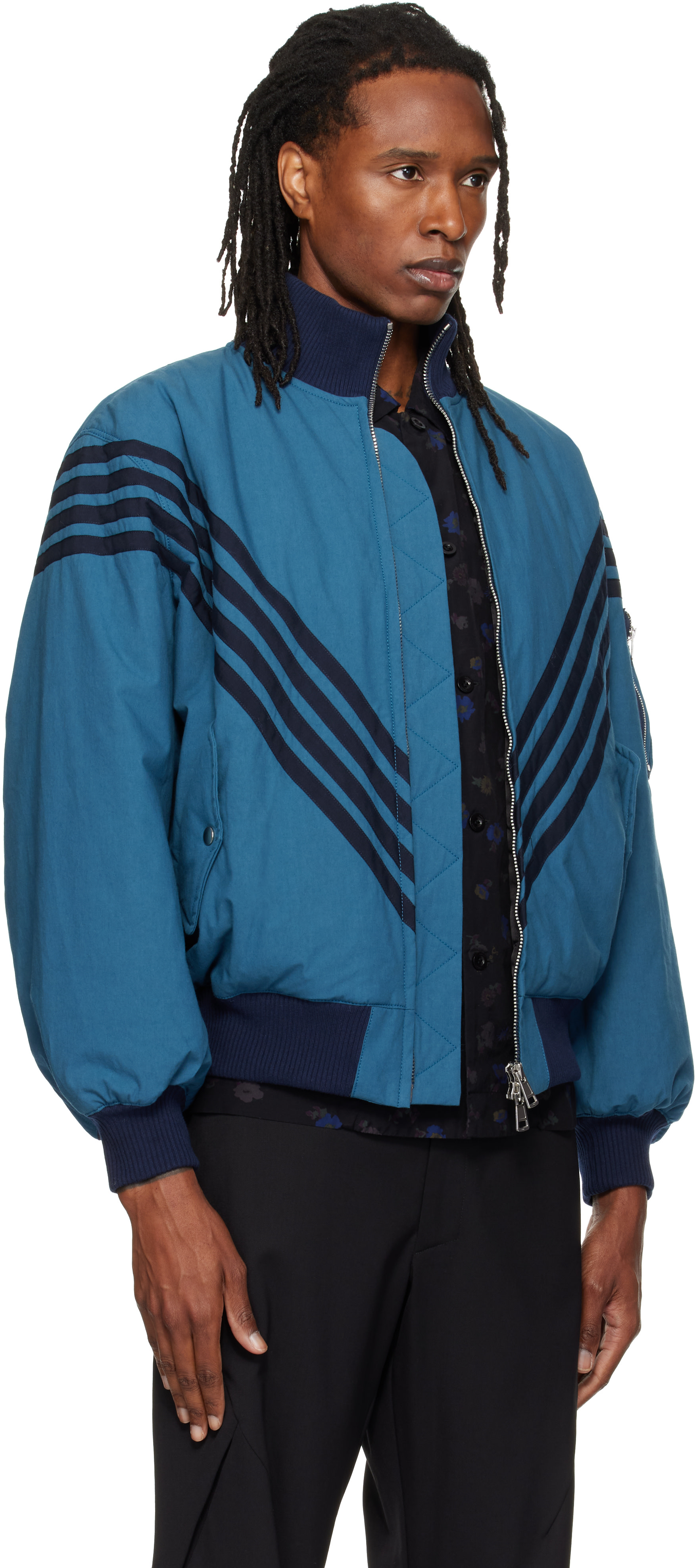 Stefan Cooke - Blue Chevron Tanker Jacket