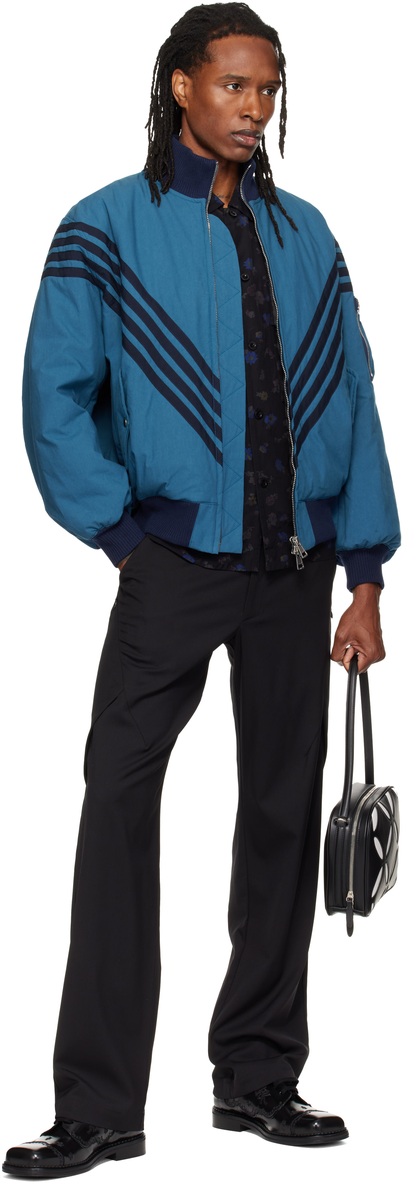 Stefan Cooke - Blue Chevron Tanker Jacket