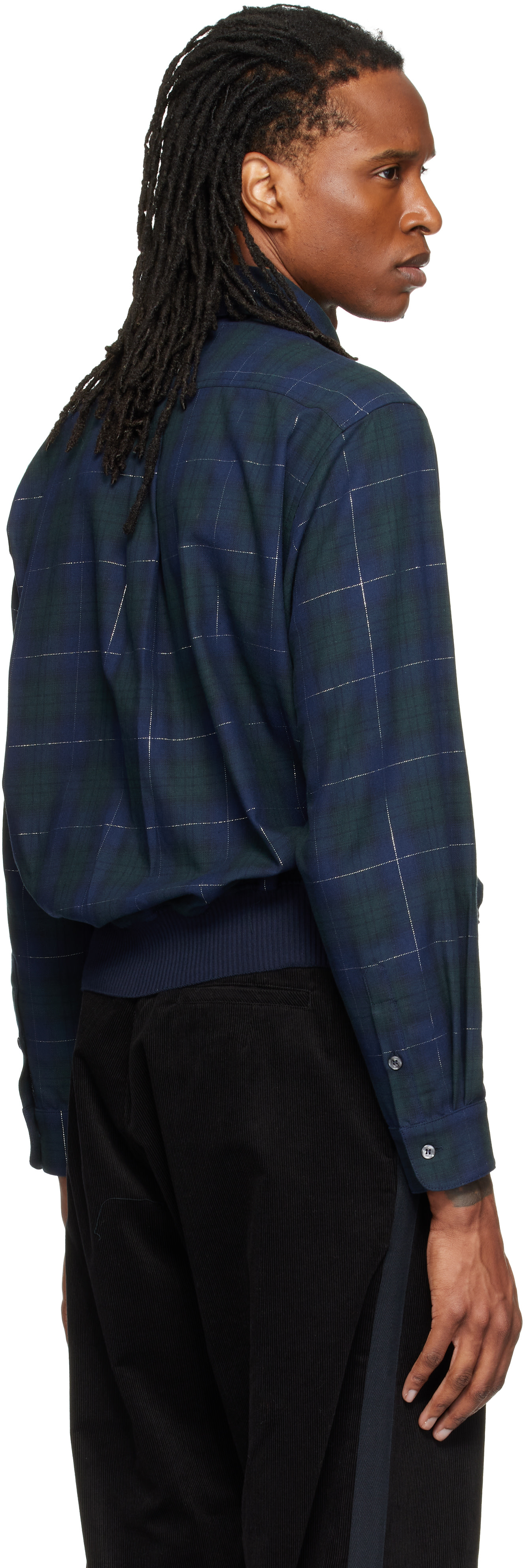 Stefan Cooke - Chemise bleue à logo