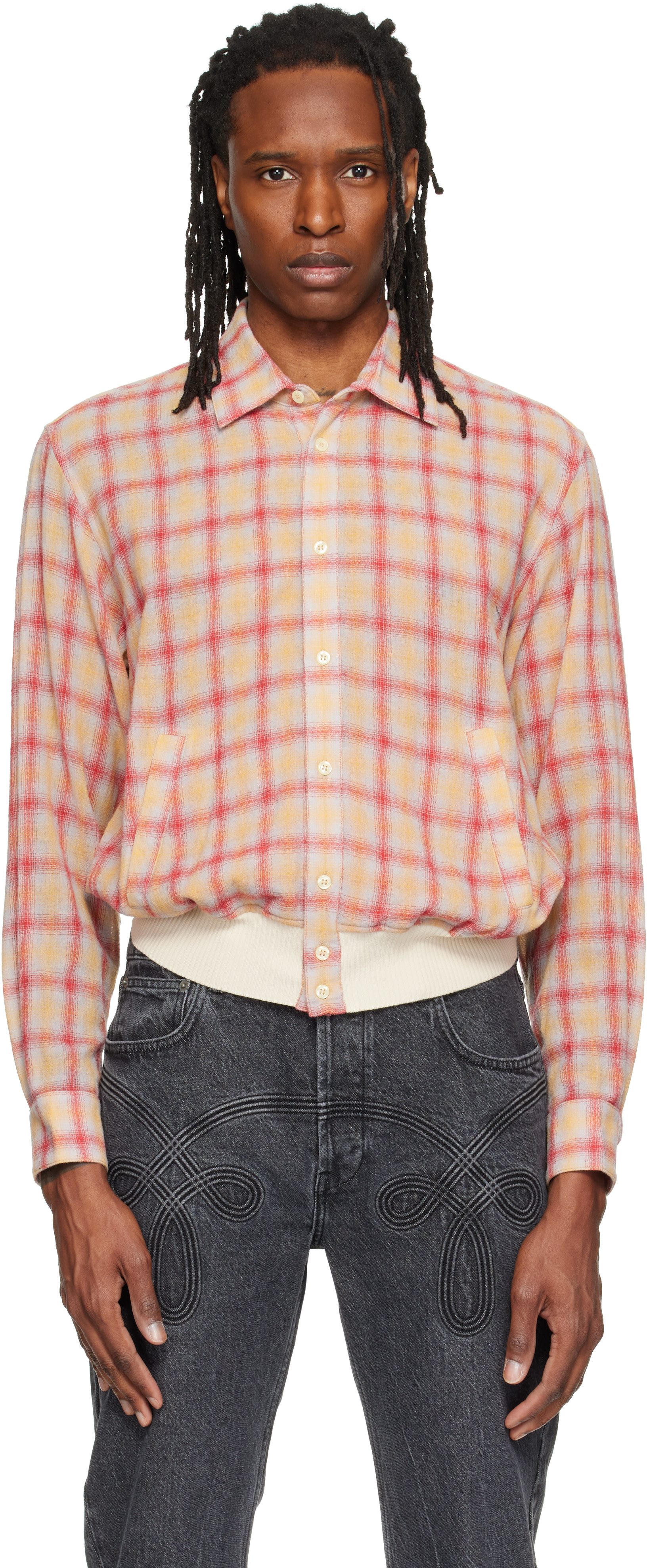 Stefan Cooke: Pink & Orange Club Shirt | SSENSE