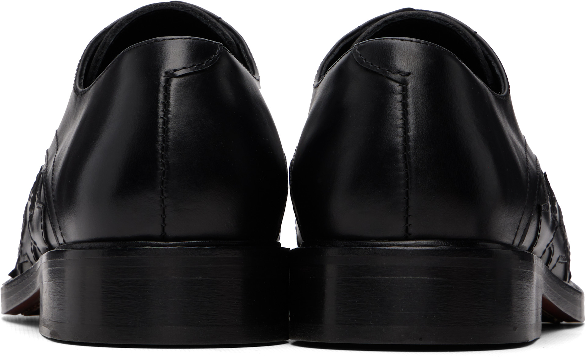 Stefan Cooke - Black Star Square Toe Derbys