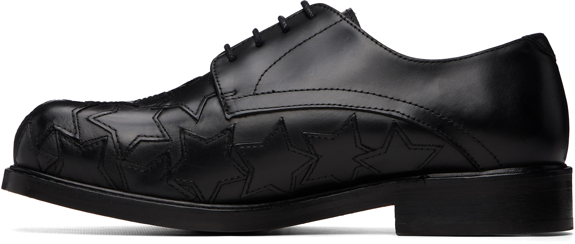 Stefan Cooke - Black Star Square Toe Derbys