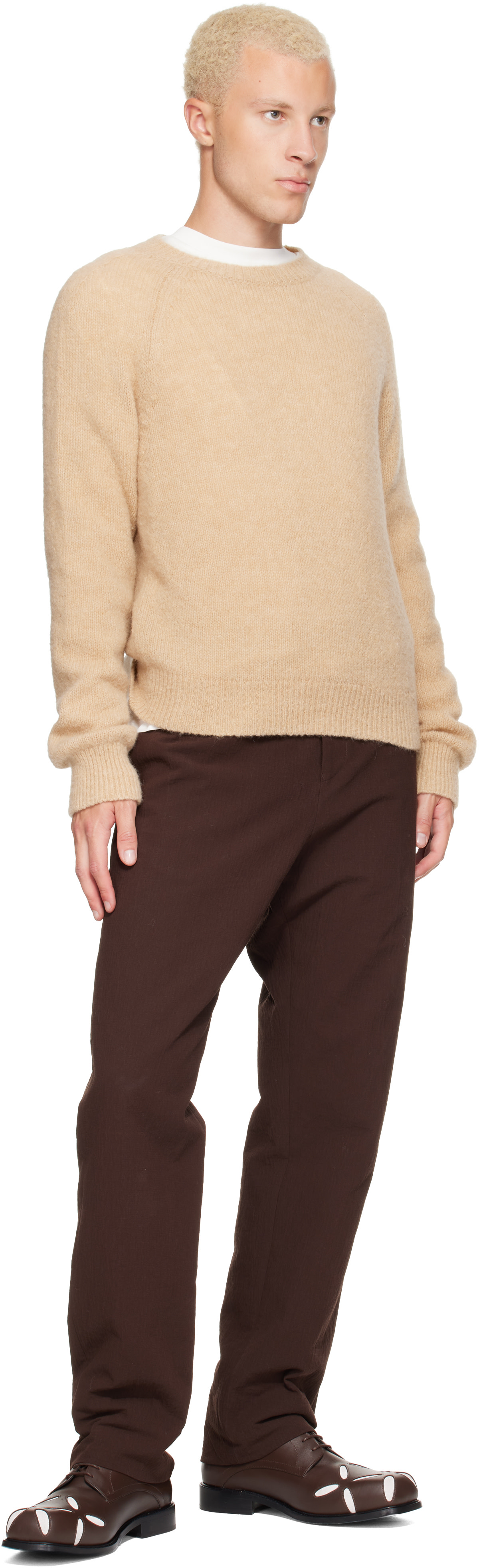 Stefan Cooke - Brown Slashed Square Toe Derbys