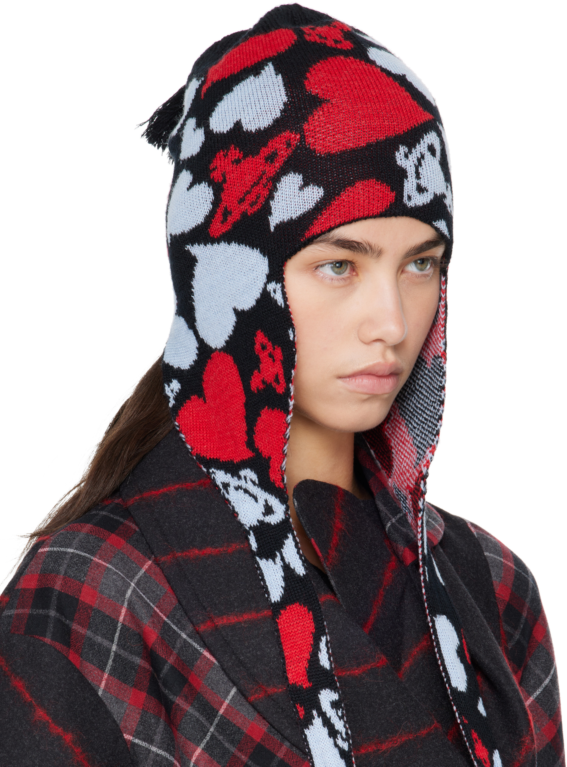 Vivienne Westwood: Multicolor Ear Flap Beanie | SSENSE United Kingdom