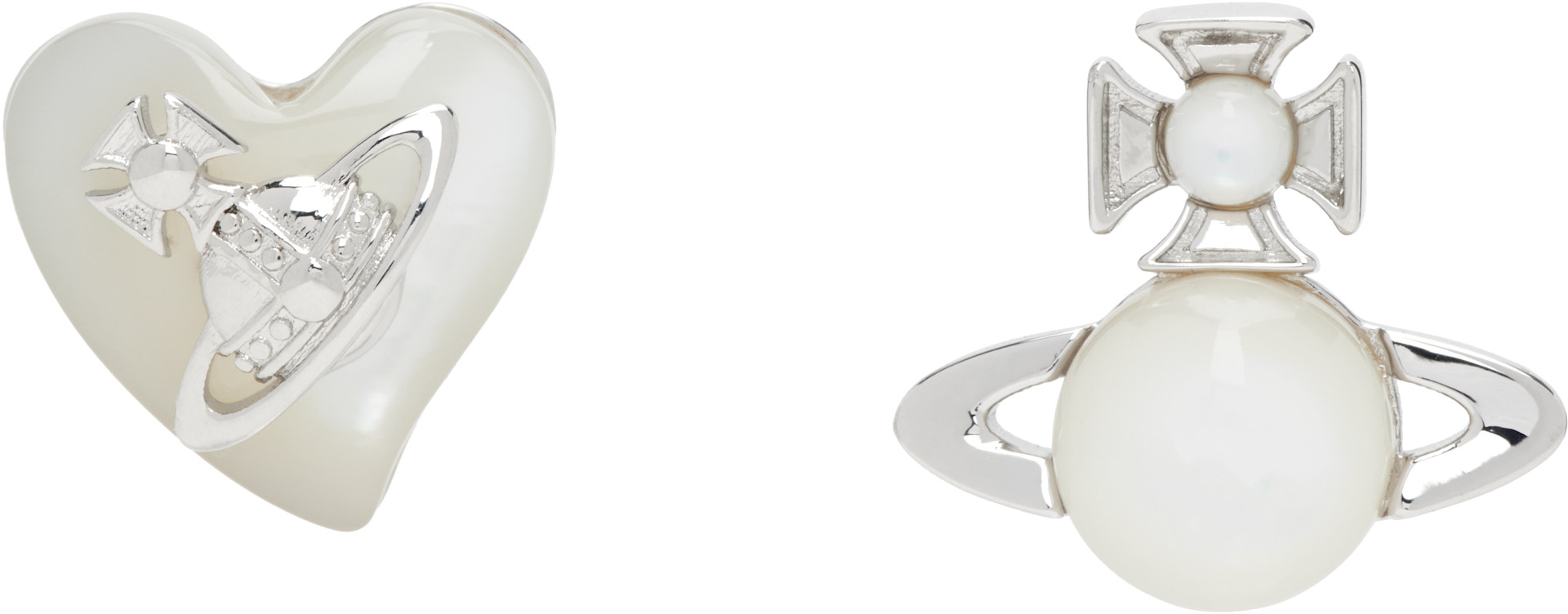Vivienne Westwood THOMASINA ピアス Vivienne Westwood: Thomasina Earrings | SSENSE