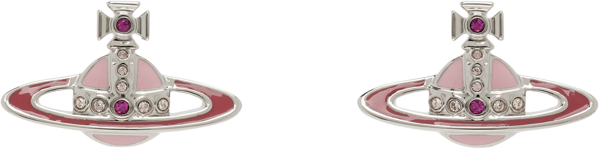 Vivienne Westwood: Small Neo Bas Relief ピアス | SSENSE 日本
