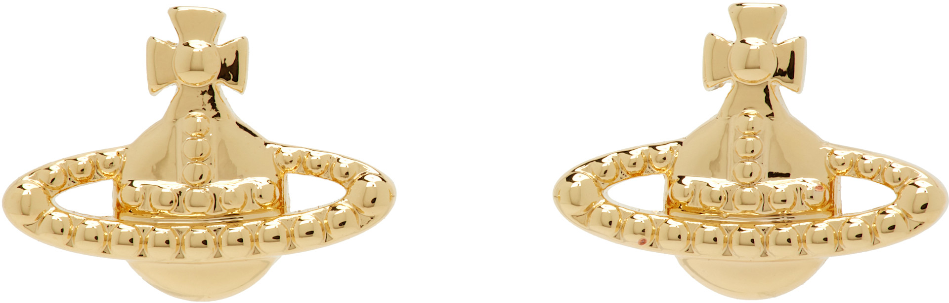 美品✨ヴィヴィアンウエストウッド　FARAH EARRINGS ピアス　オーブ Vivienne Westwood: Farah Earrings | SSENSE