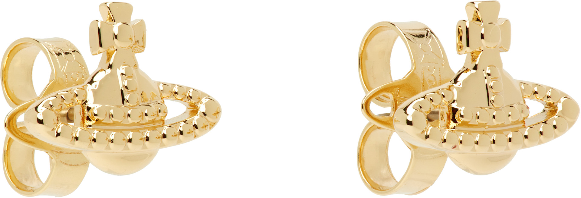 Vivienne Westwood Farah ピアス(Gunl) Vivienne Westwood: Farah Earrings | SSENSE