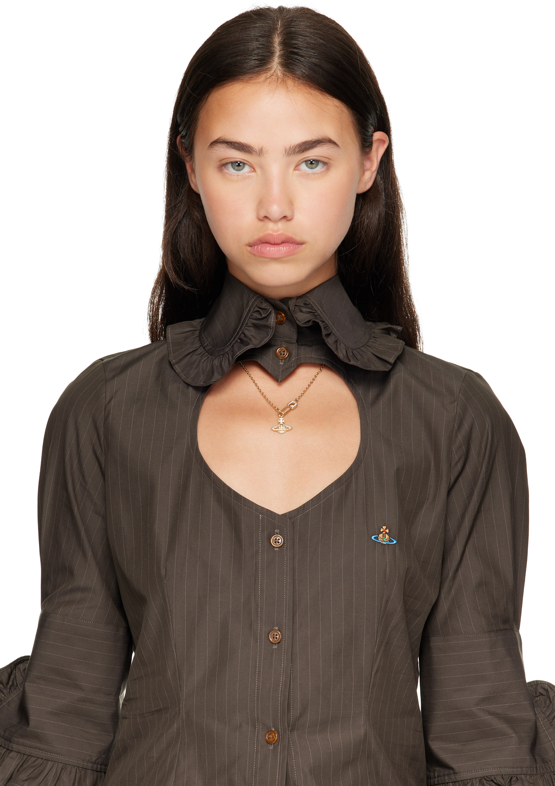 Vivienne Westwood: Lucrece Pendant Necklace | SSENSE Hong Kong SAR