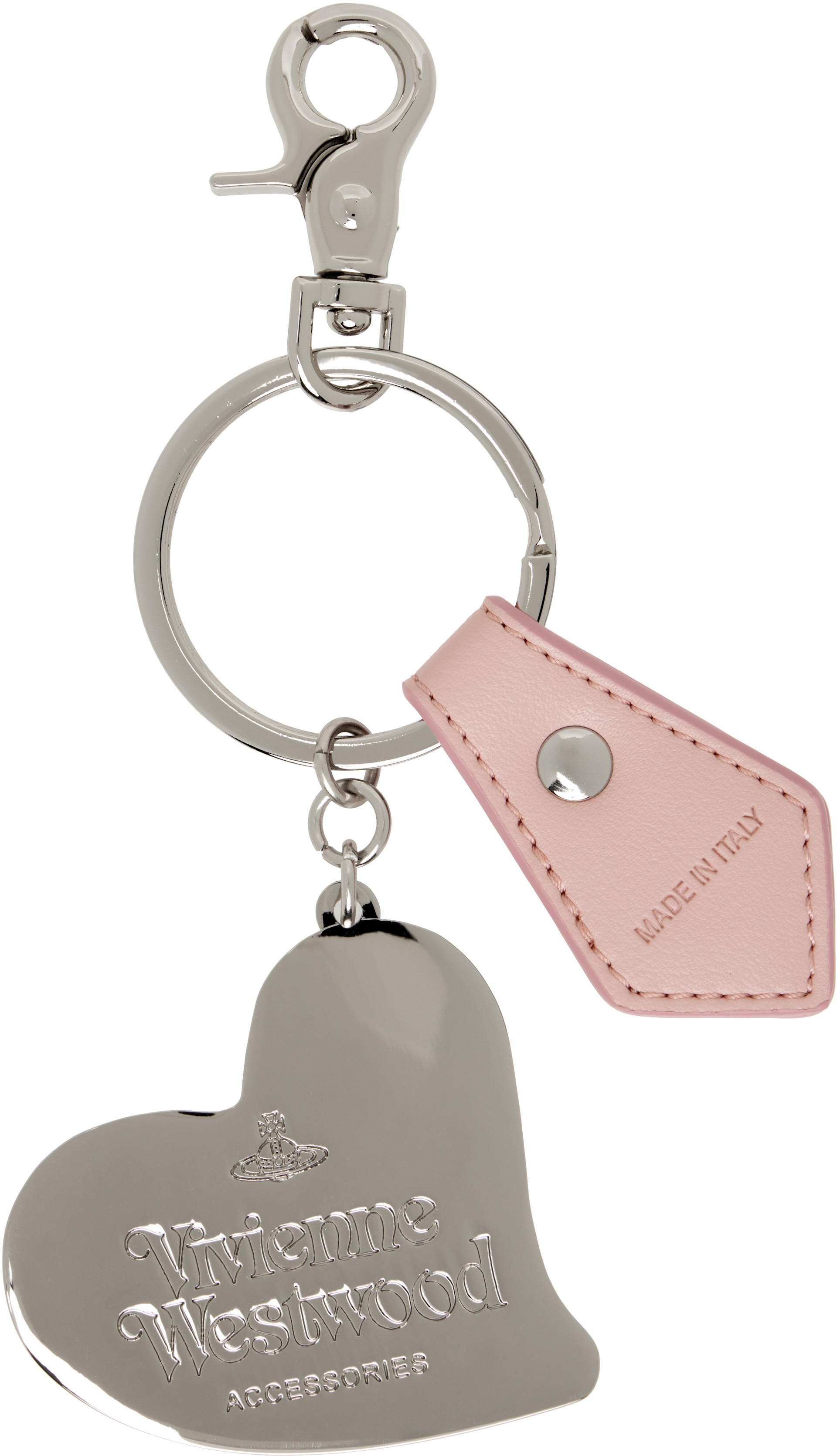 Vivienne Westwood: Orb Heart Keychain | SSENSE Vivienne Westwood: Orb Heart Keychain | SSENSE