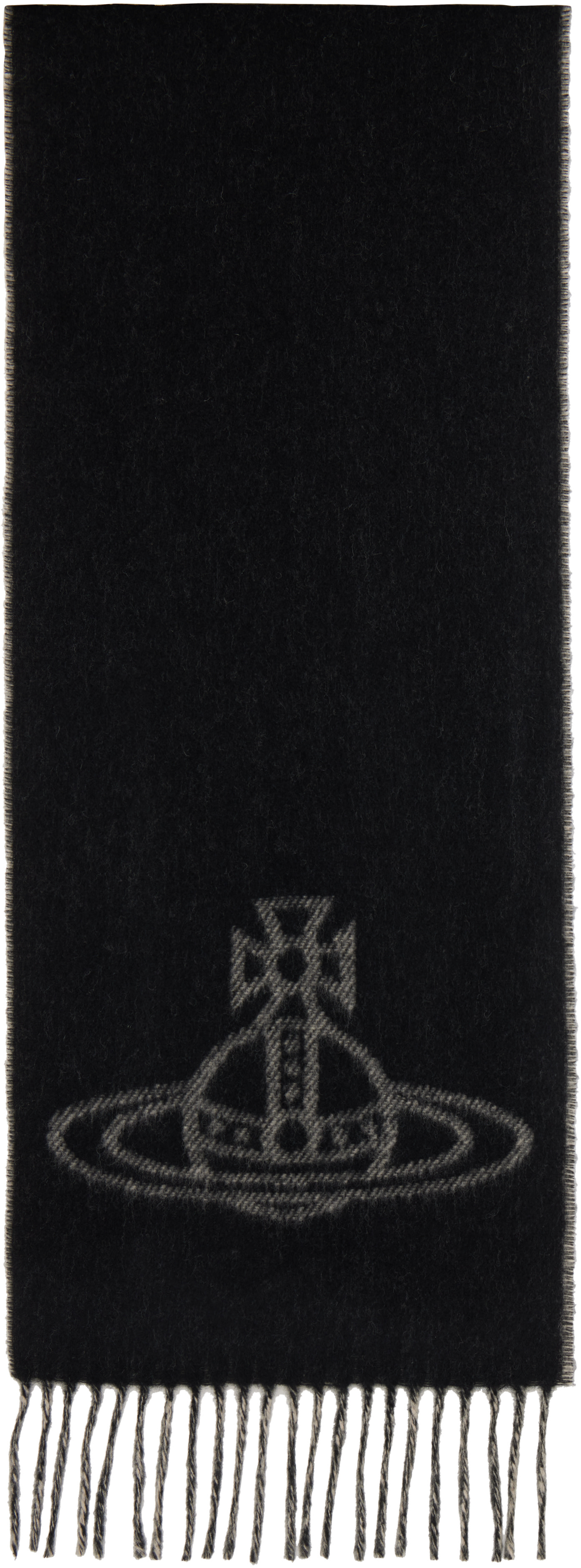 Vivienne Westwood - Écharpe double face noire