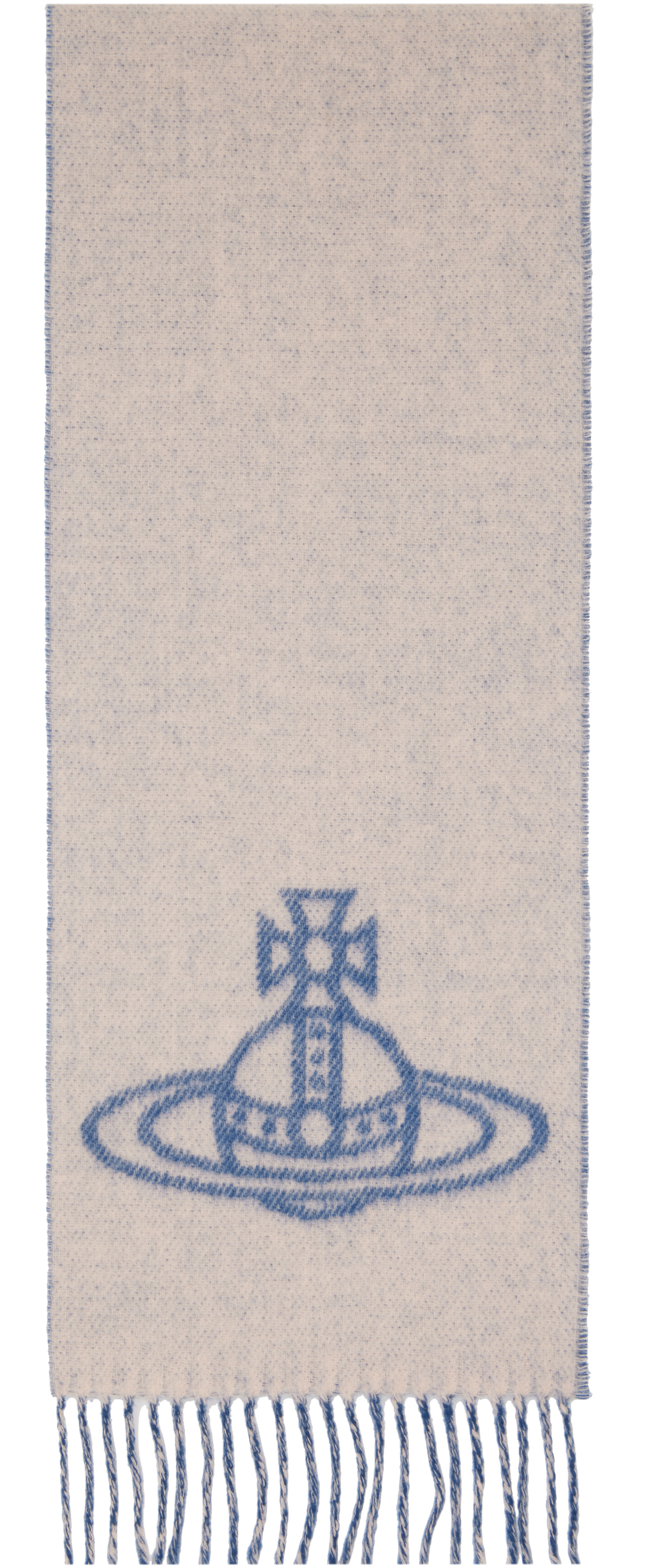 Vivienne Westwood - Écharpe double face bleue