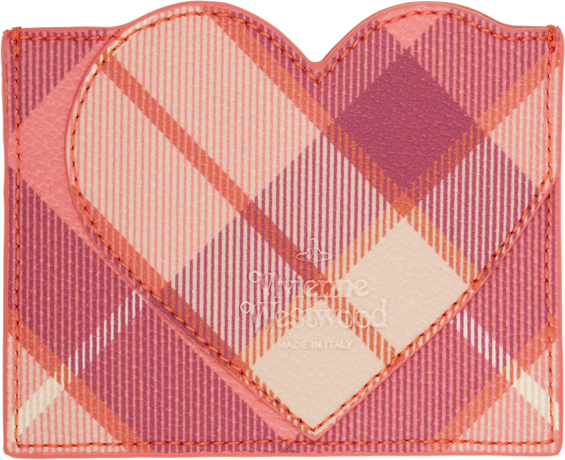 Vivienne Westwood: ピンク Heart カードケース | SSENSE 日本