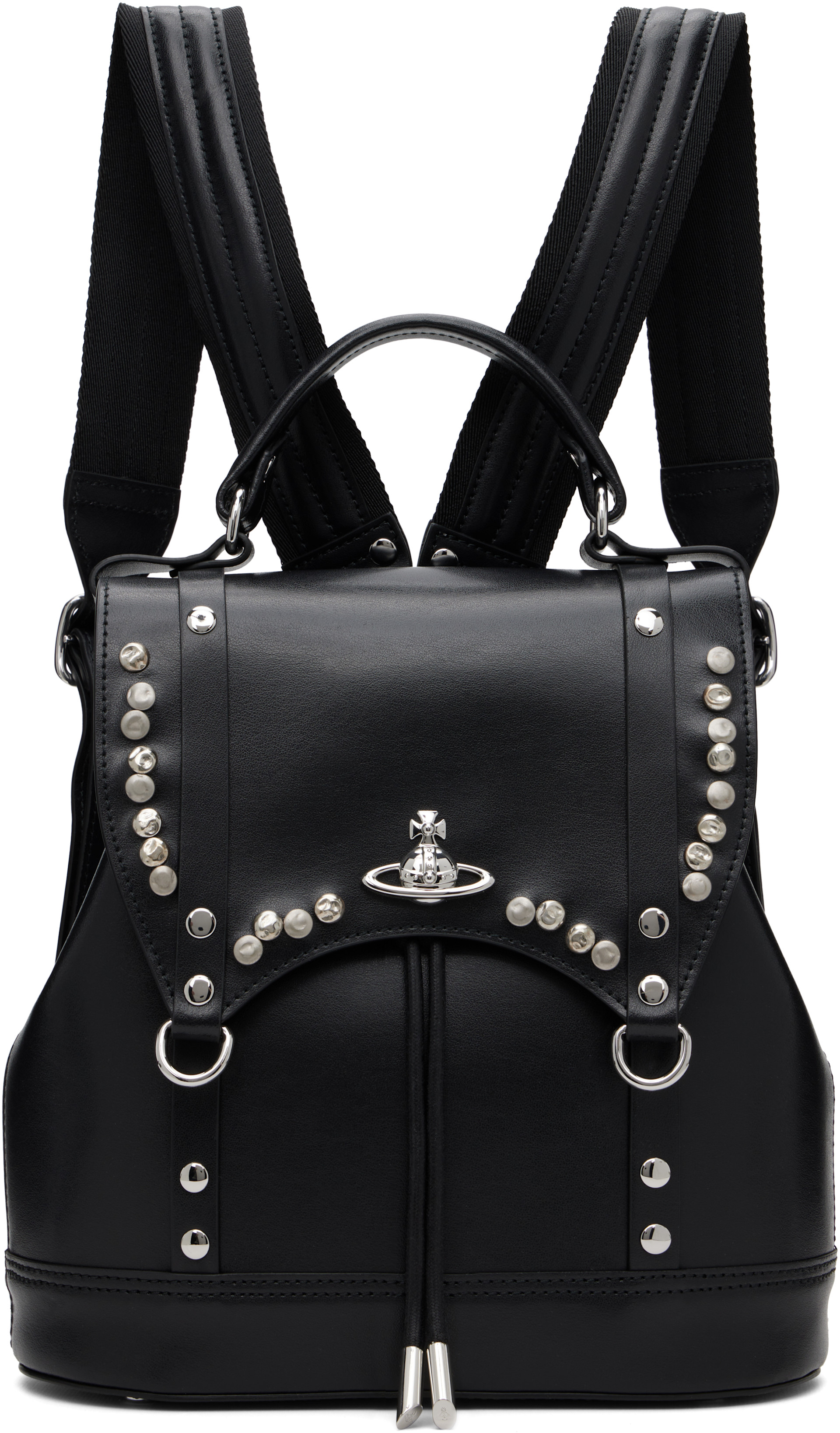 Vivienne Westwood - 블랙 스몰 맥스 백팩