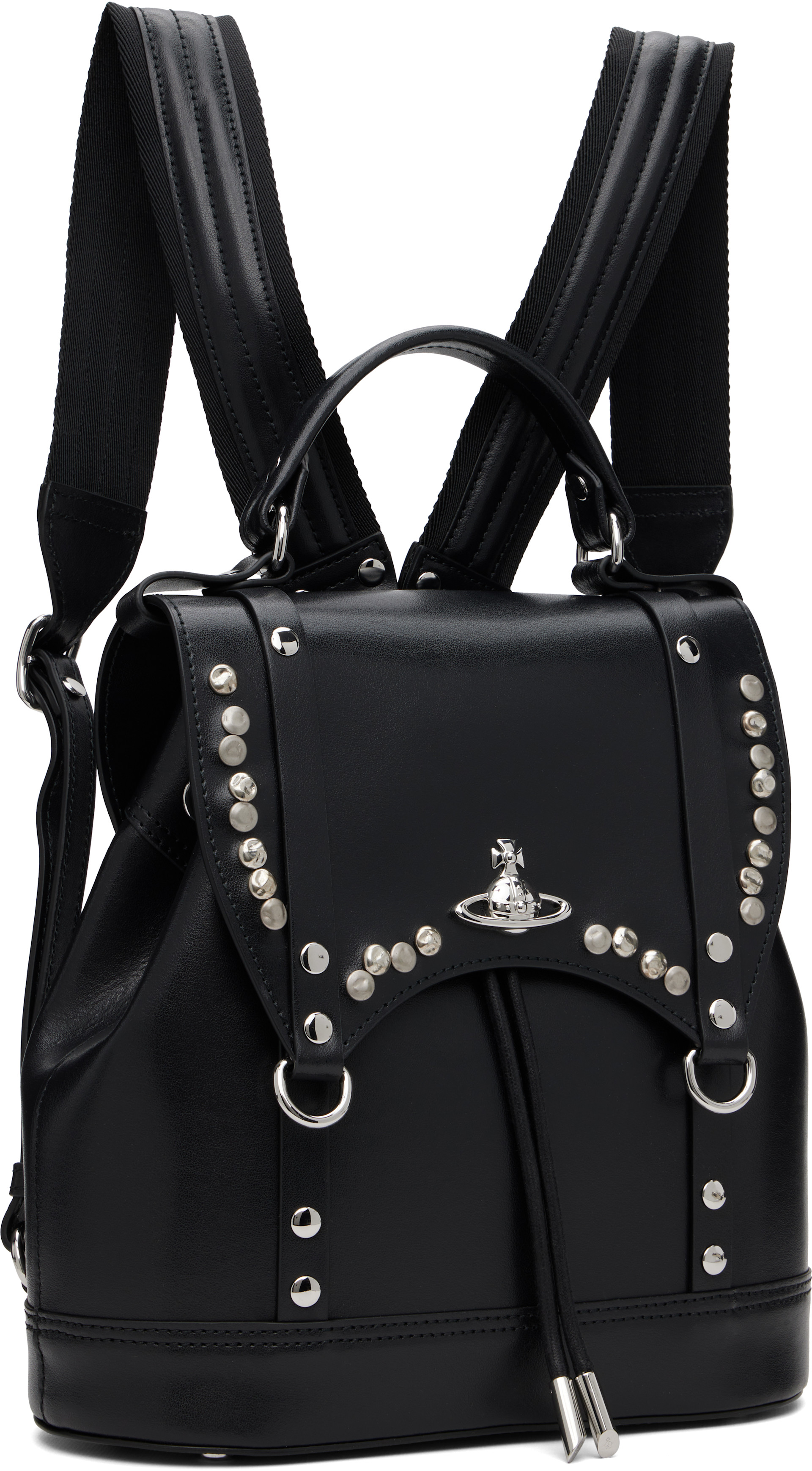 Vivienne Westwood - 블랙 스몰 맥스 백팩