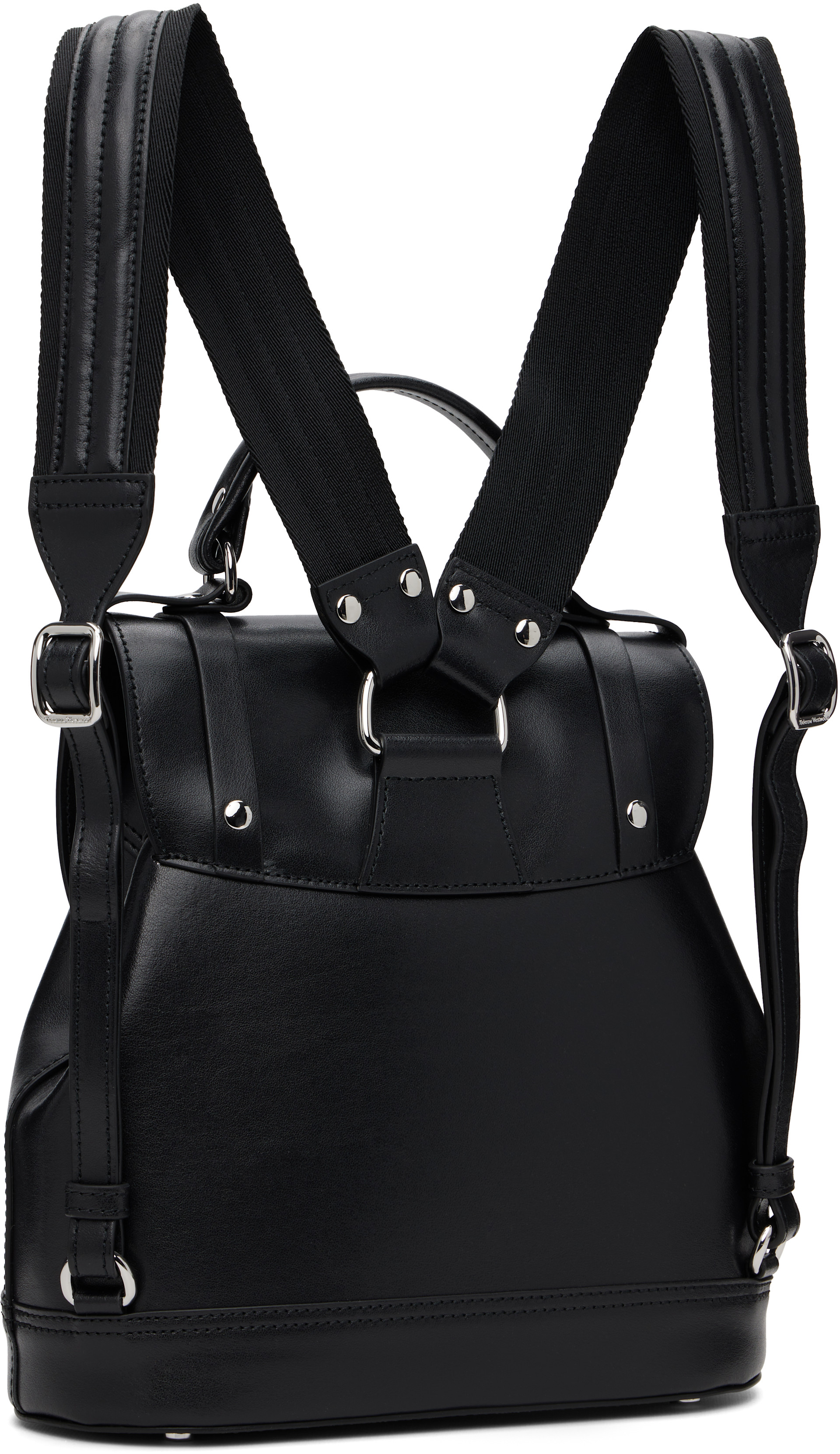 Vivienne Westwood - 블랙 스몰 맥스 백팩