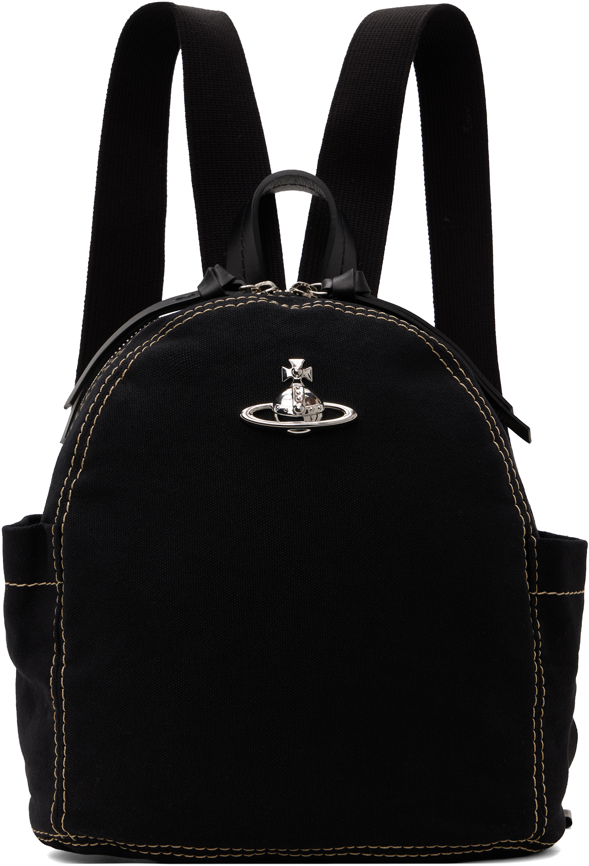 Vivienne Westwood リュック ブラック Vivienne Westwood: Black George Rucksack Backpack | SSENSE