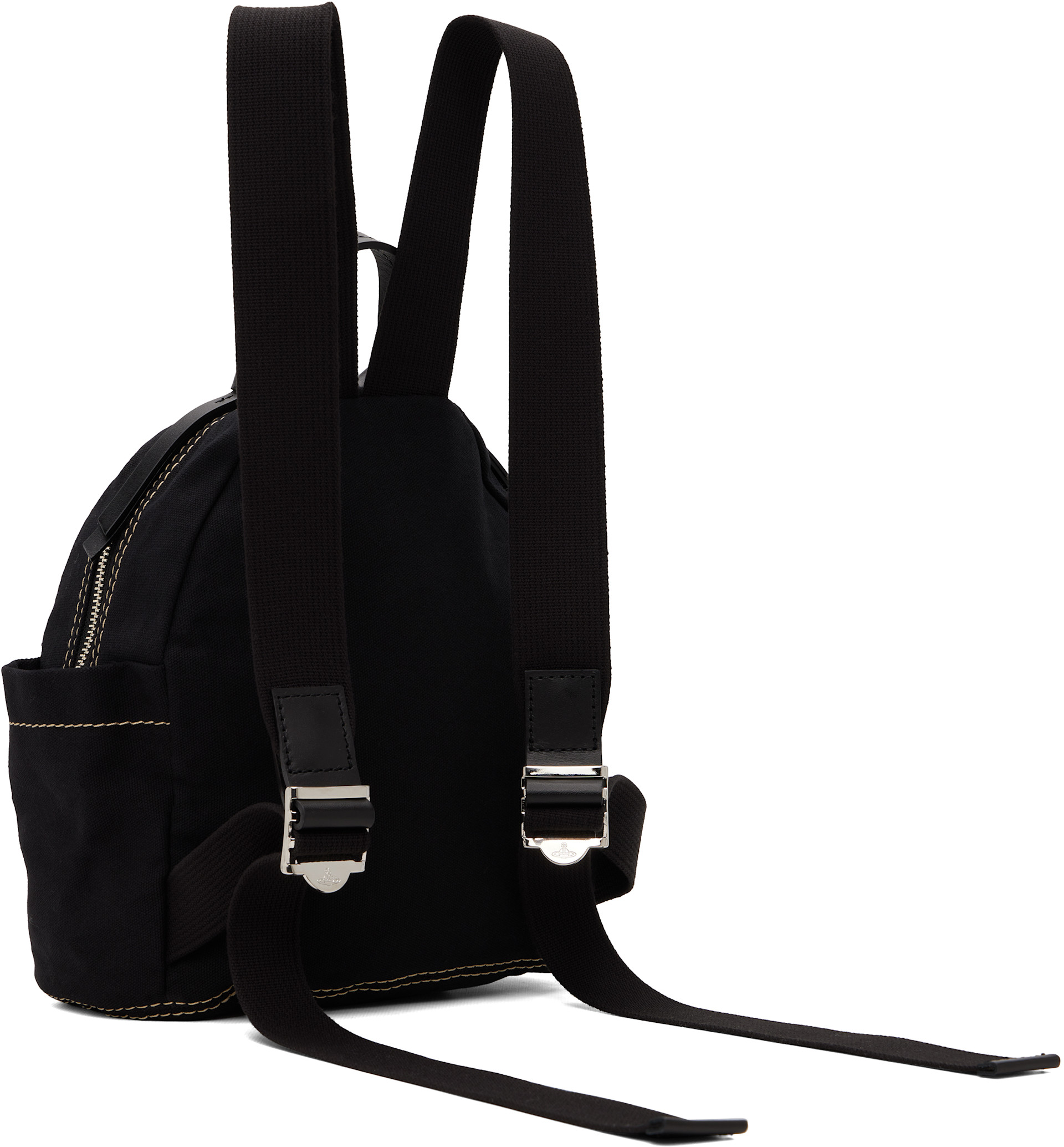 Vivienne Westwood: Black George Rucksack Backpack | SSENSE