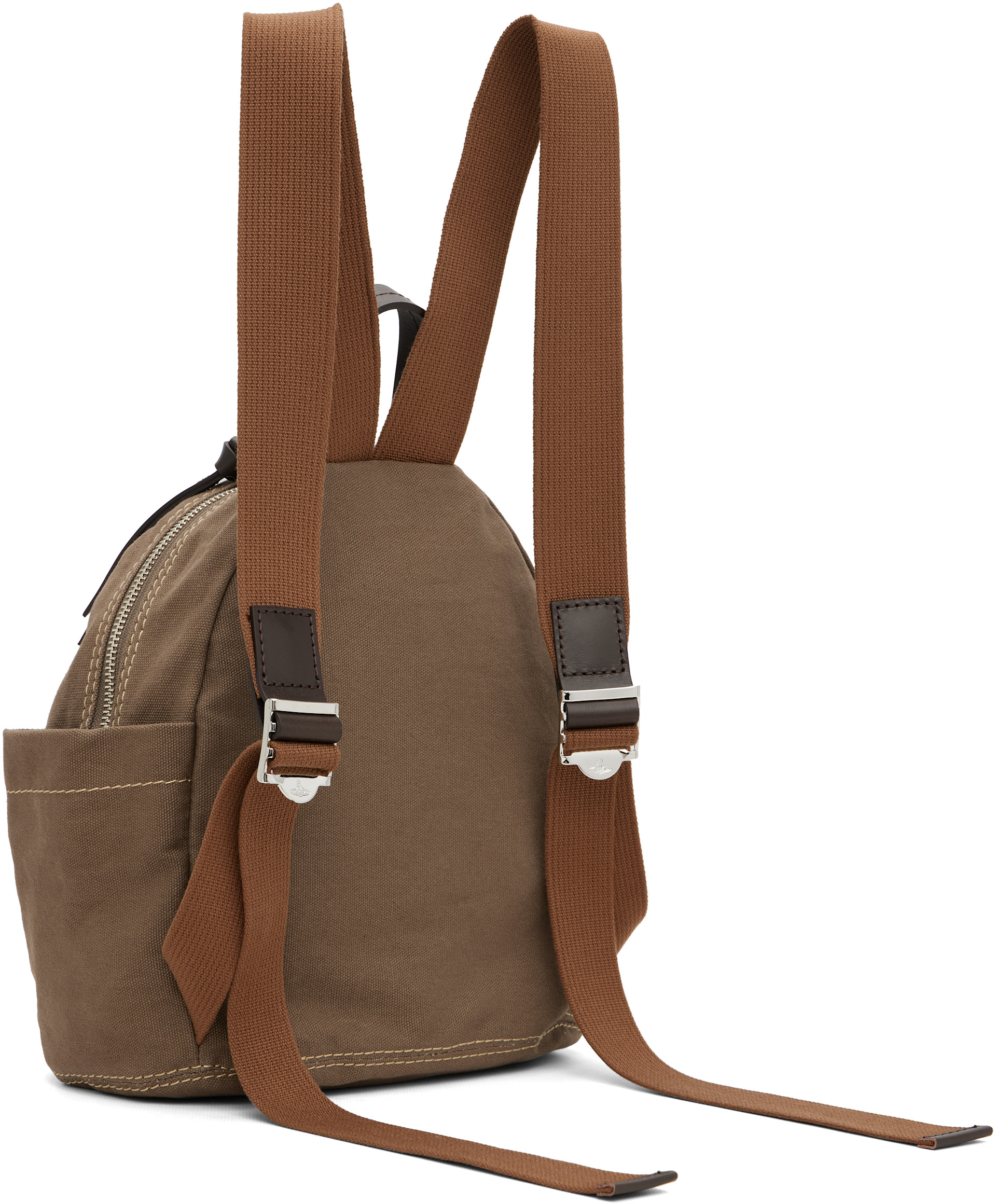 Vivienne Westwood: Khaki George Small Backpack | SSENSE