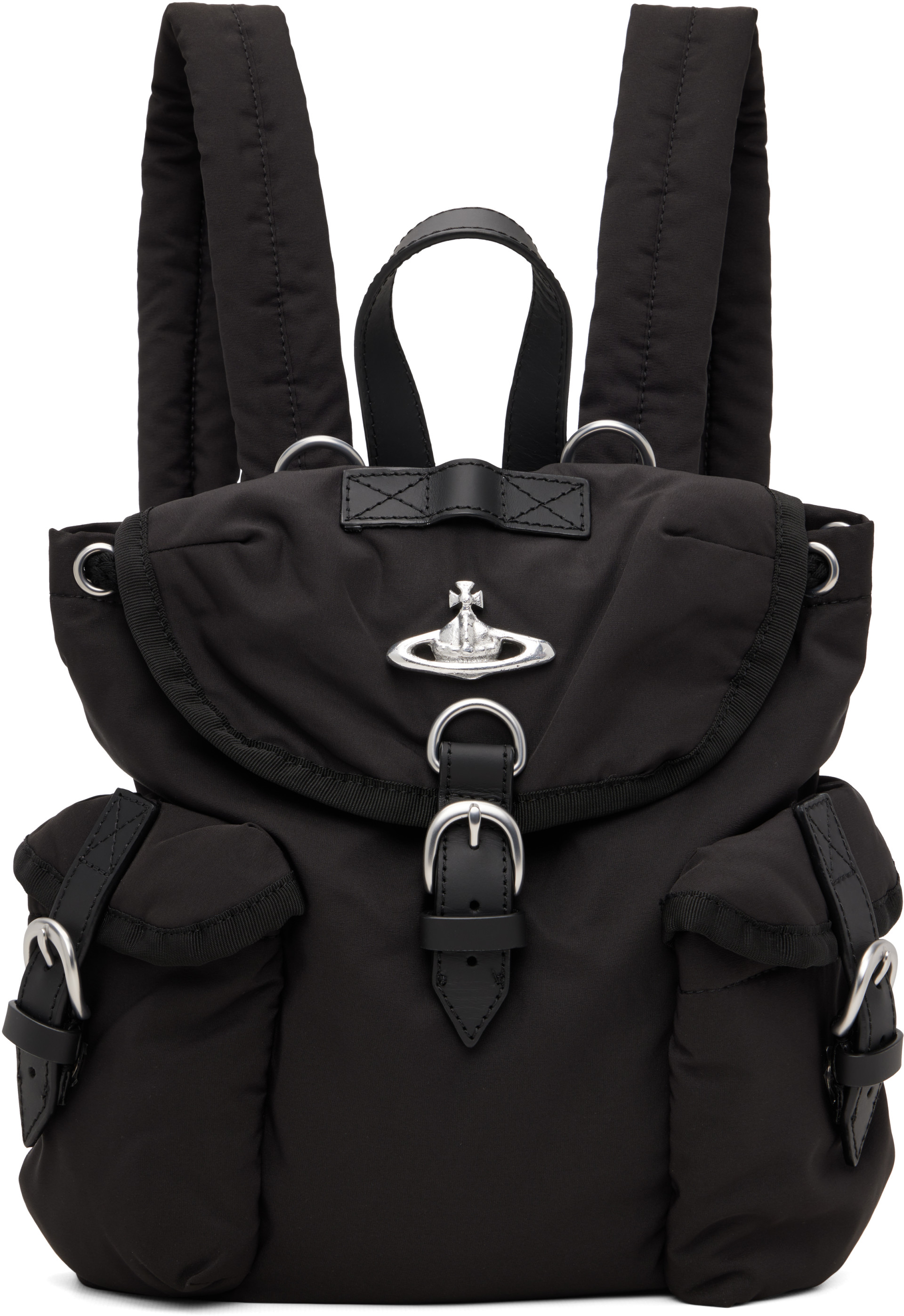 Vivienne Westwood: Black Highland Small Backpack | SSENSE