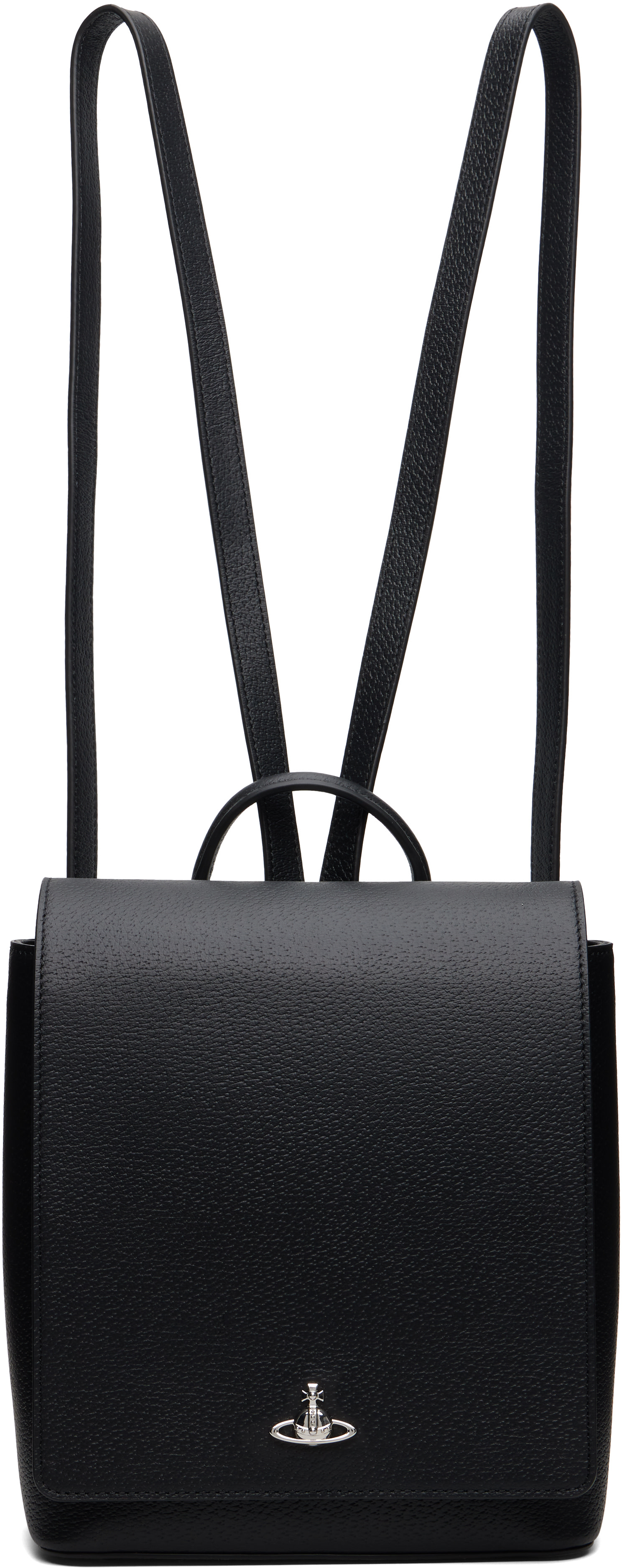 Vivienne Westwood: Black Gene Day Backpack | SSENSE Canada