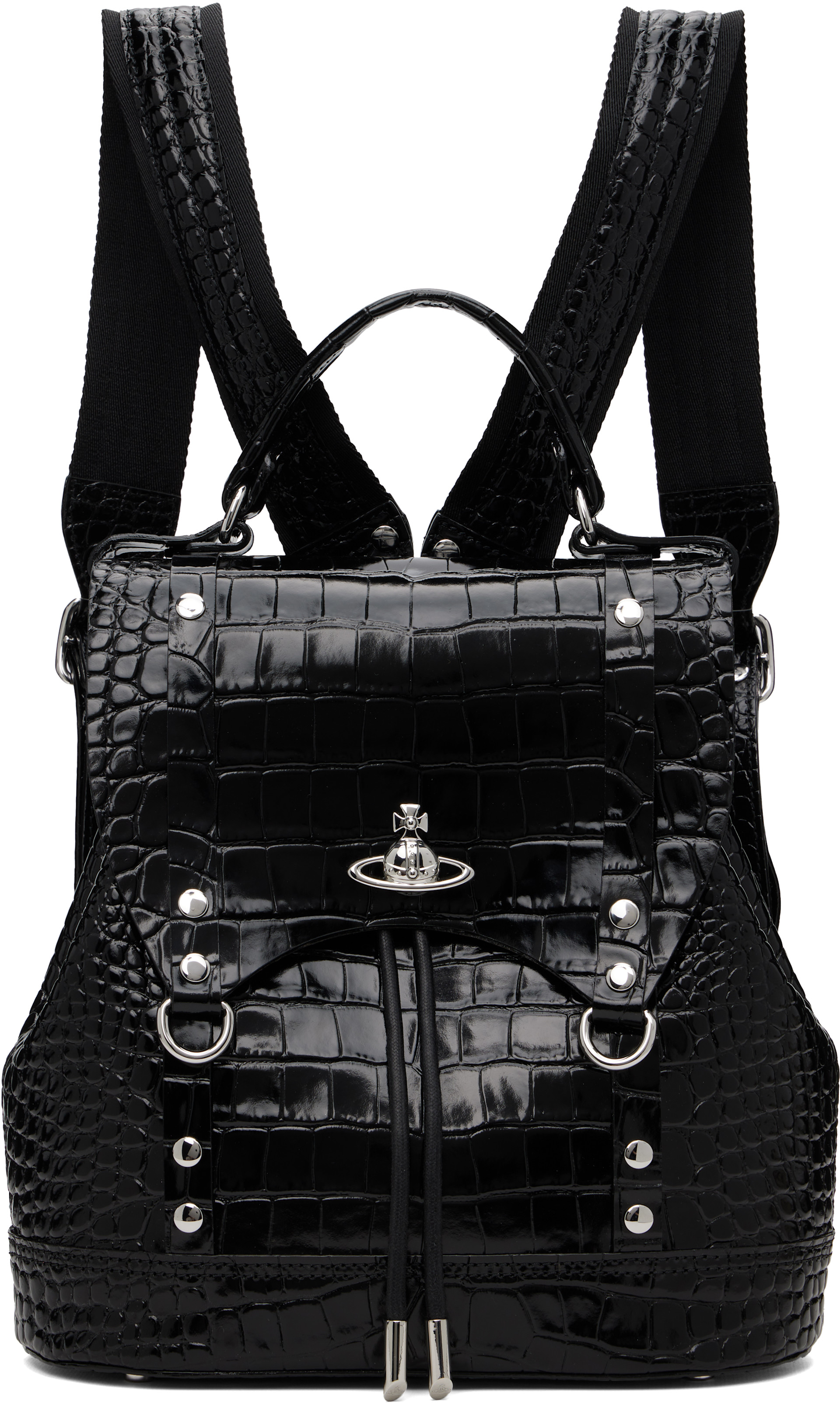 Vivienne Westwood: Black Max Small Backpack | SSENSE