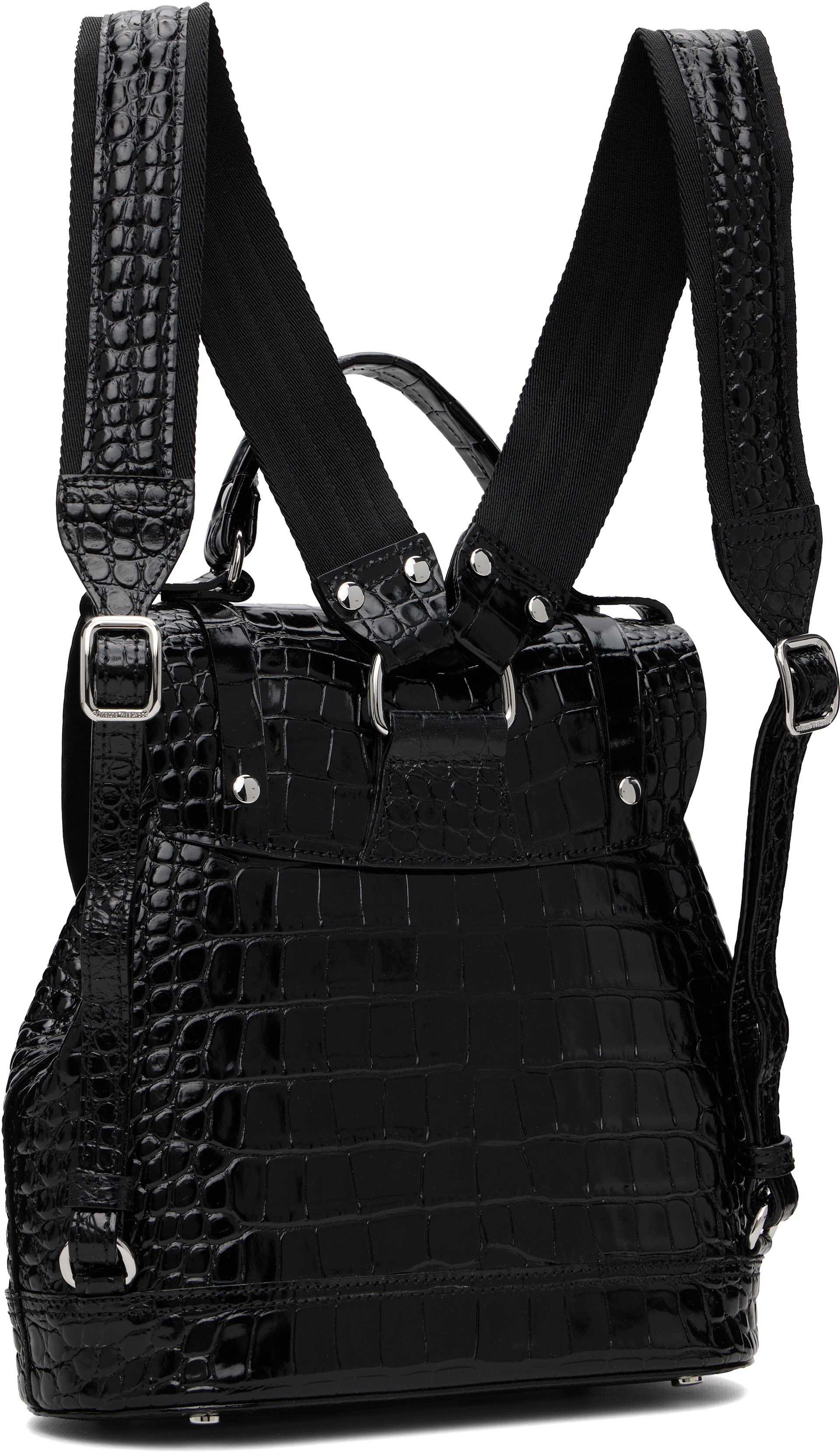 Vivienne Westwood ミニリュック ブラック Vivienne Westwood: Black Max Small Backpack | SSENSE
