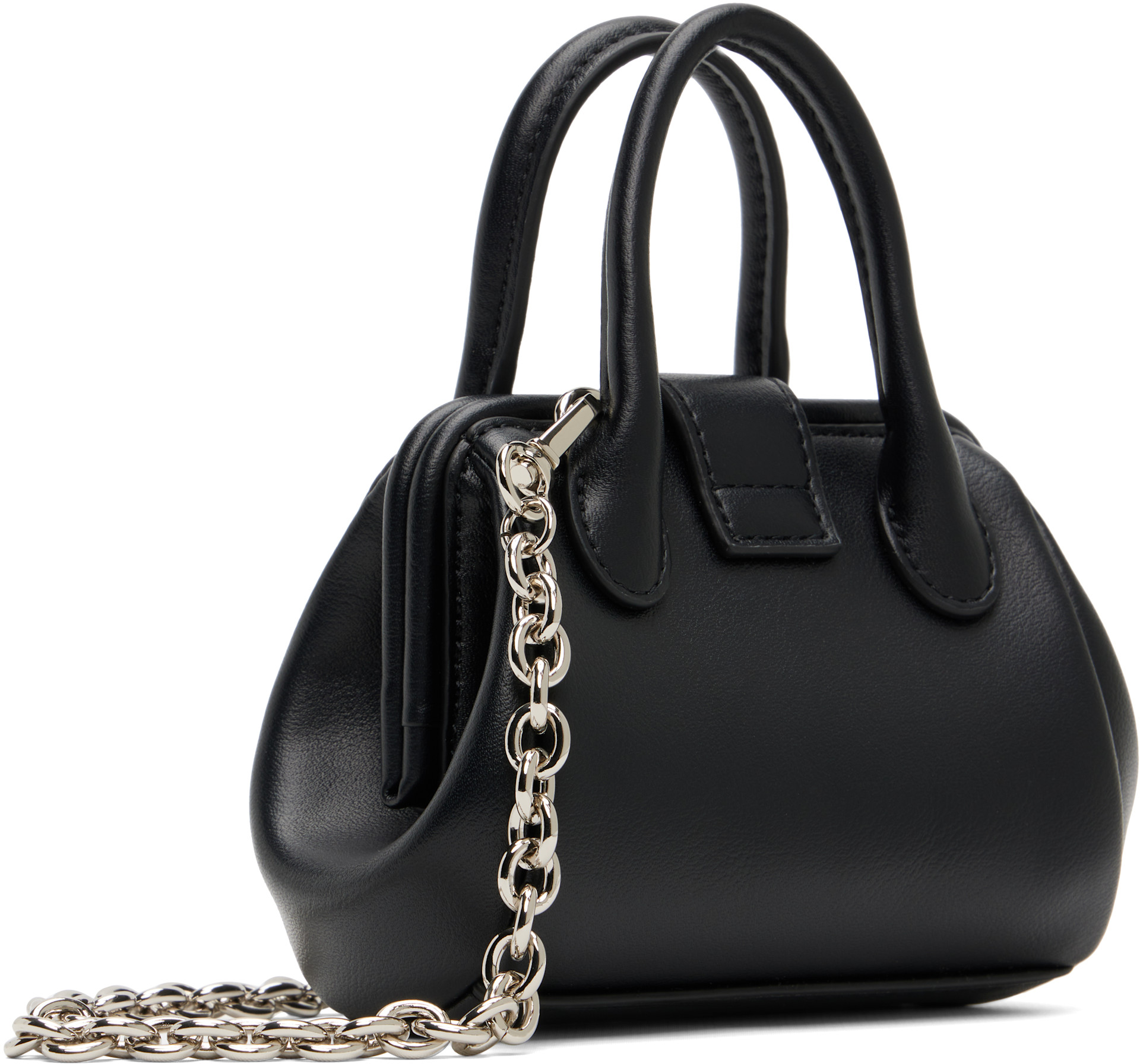 Vivienne Westwood: Black Pamela Mini Bag | SSENSE