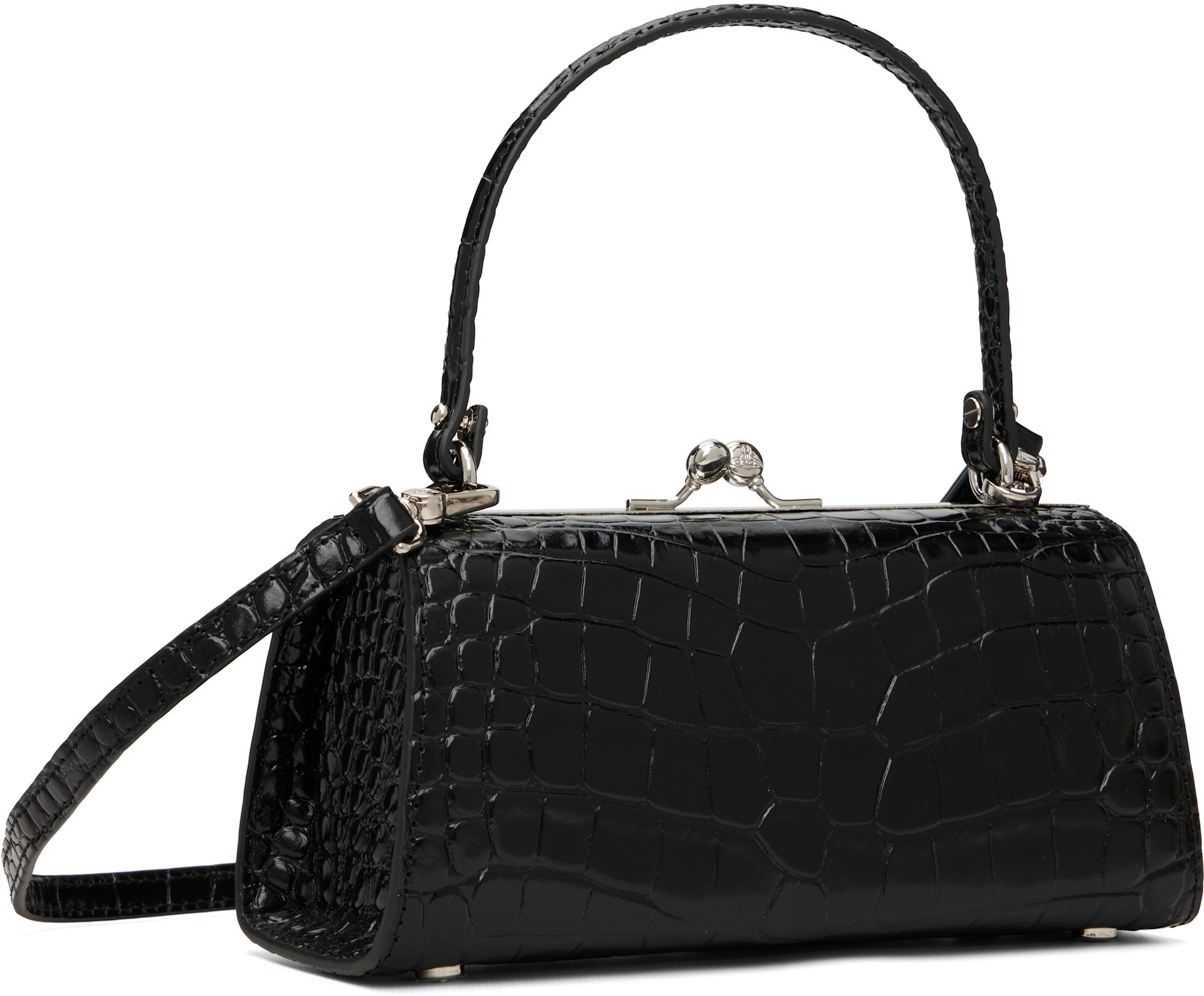VIVIENNE WESTWOOD ヴィヴィアン VW2361 Vivienne Westwood: Black Doll XL Frame Bag | SSENSE
