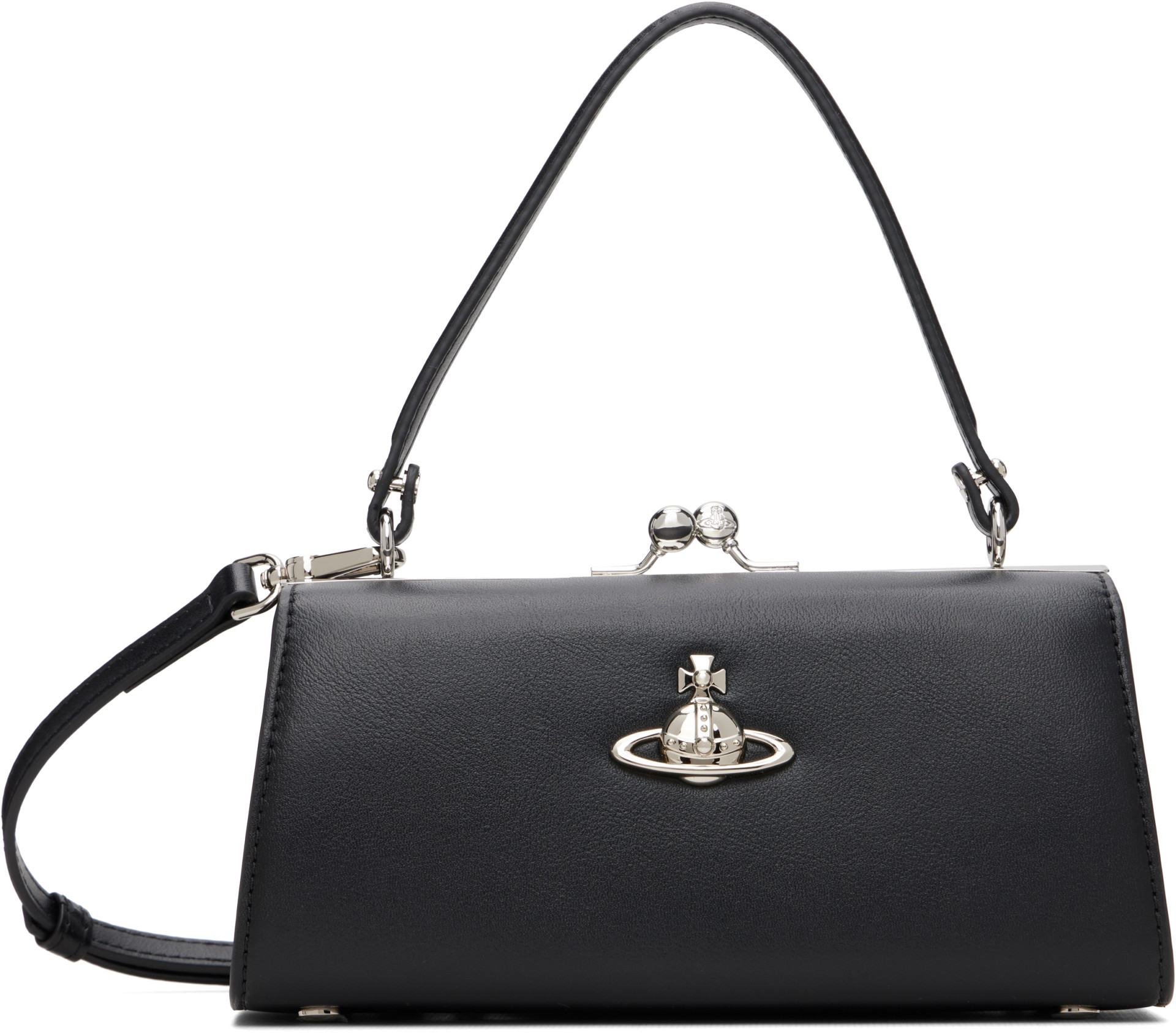 Vivienne Westwood ストラップ Vivienne Westwood: Black Doll XL Bag | SSENSE Canada