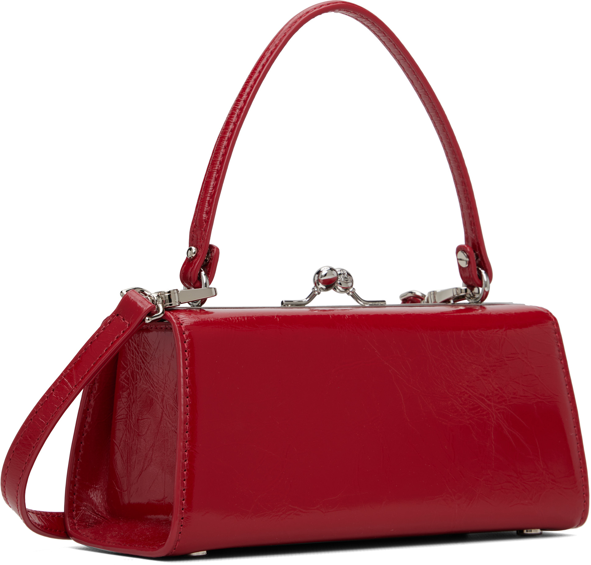 Vivienne Westwood: レッド Doll XL Frame バッグ | SSENSE 日本
