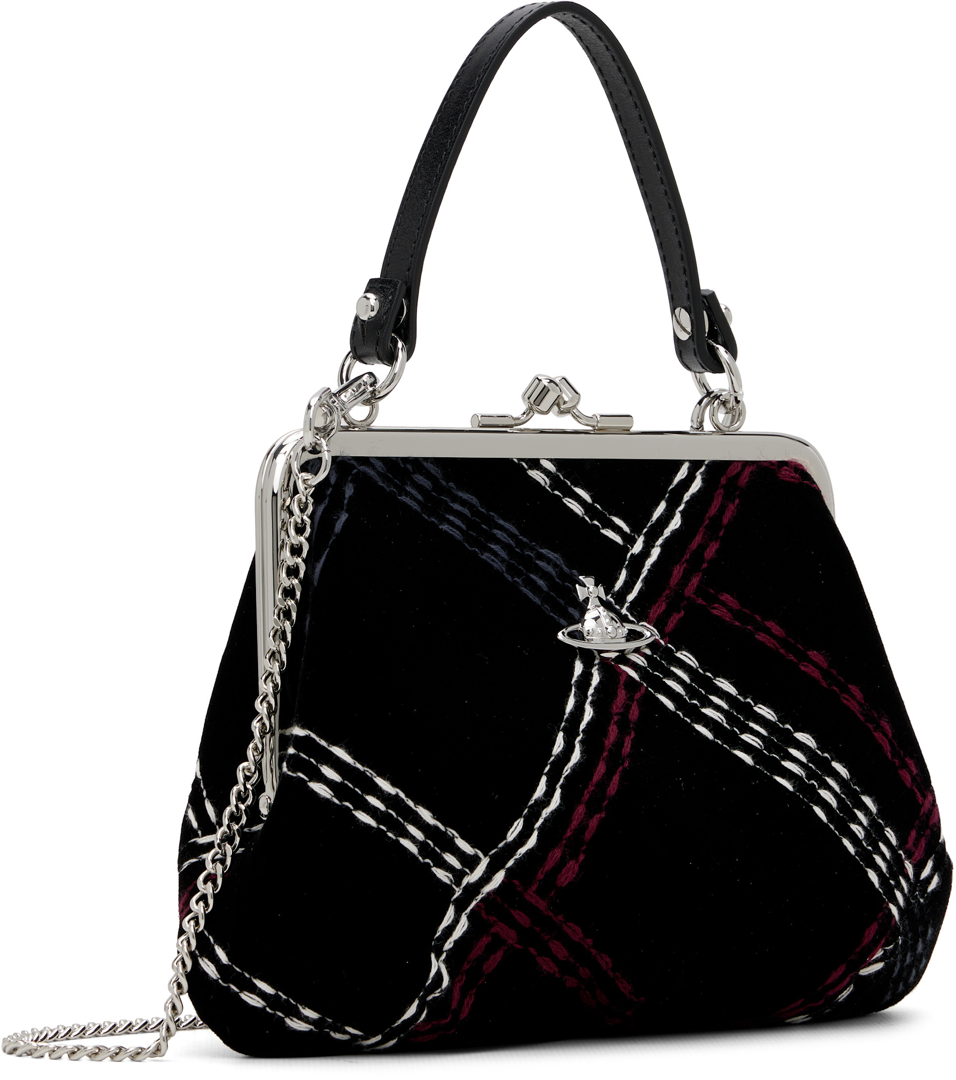 Vivienne Westwood: Black Granny Frame Bag | SSENSE