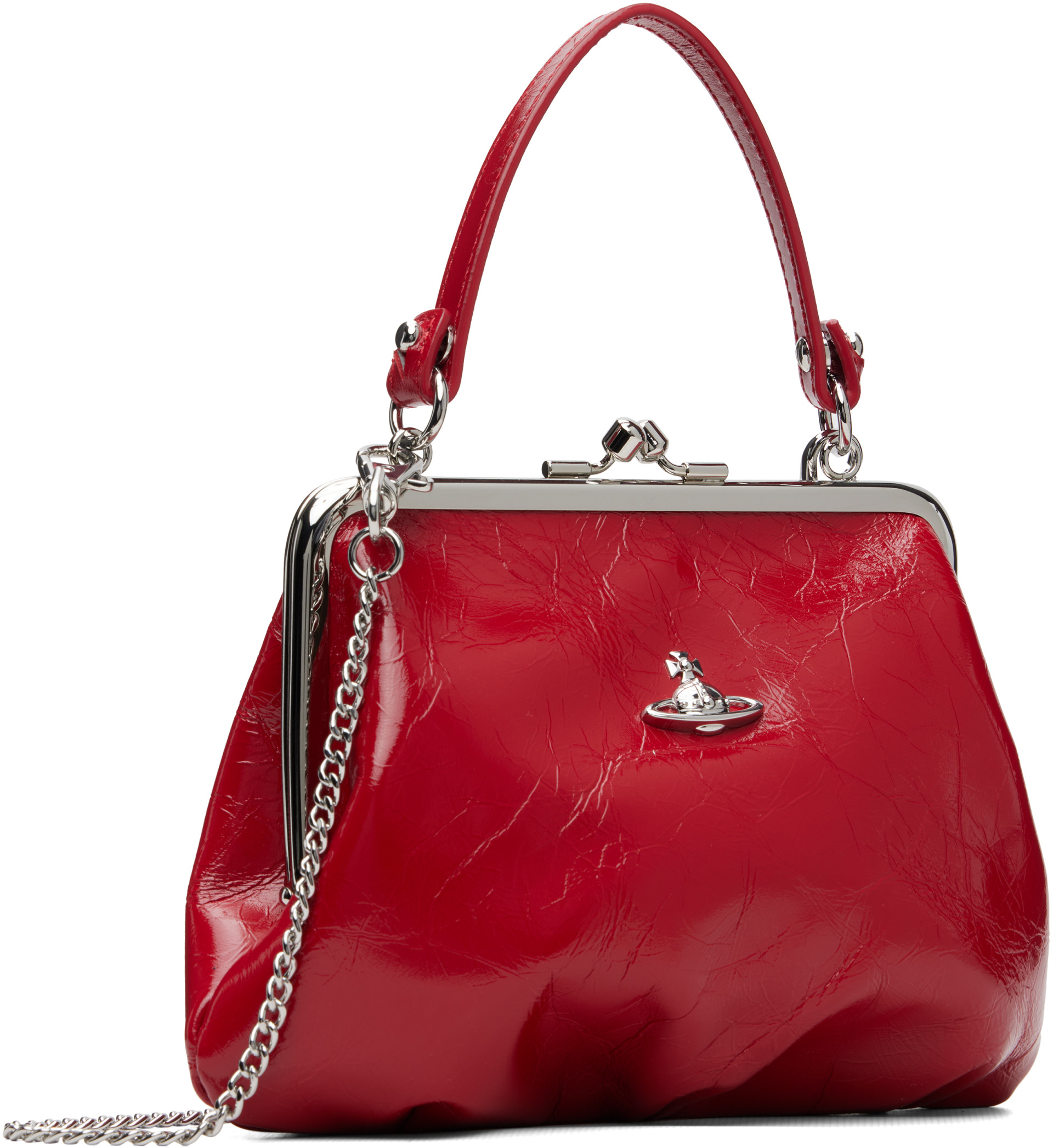 Vivienne Westwood: Red Granny Frame Purse | SSENSE Denmark
