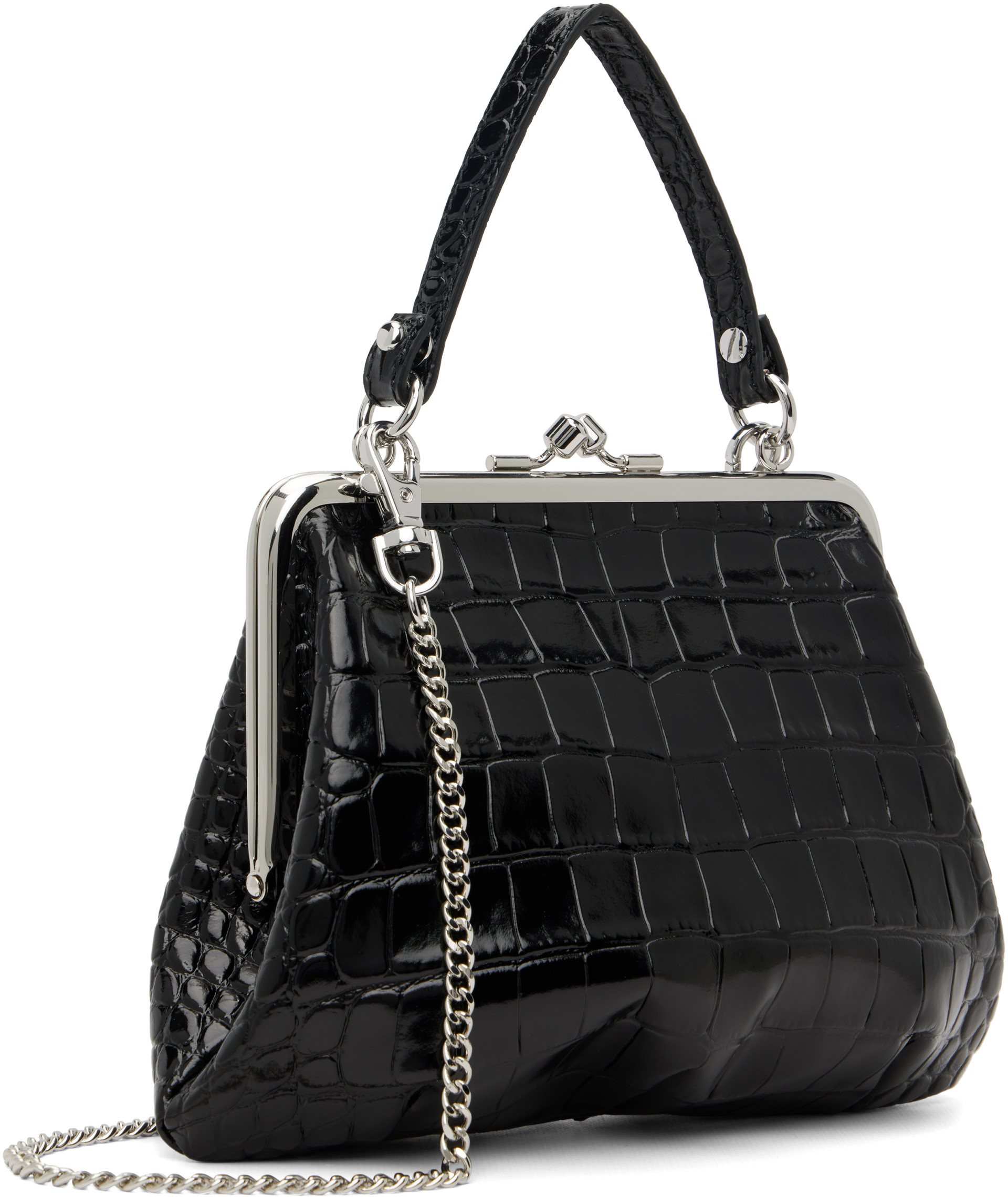 Vivienne Westwood: Black Granny Frame Bag | SSENSE