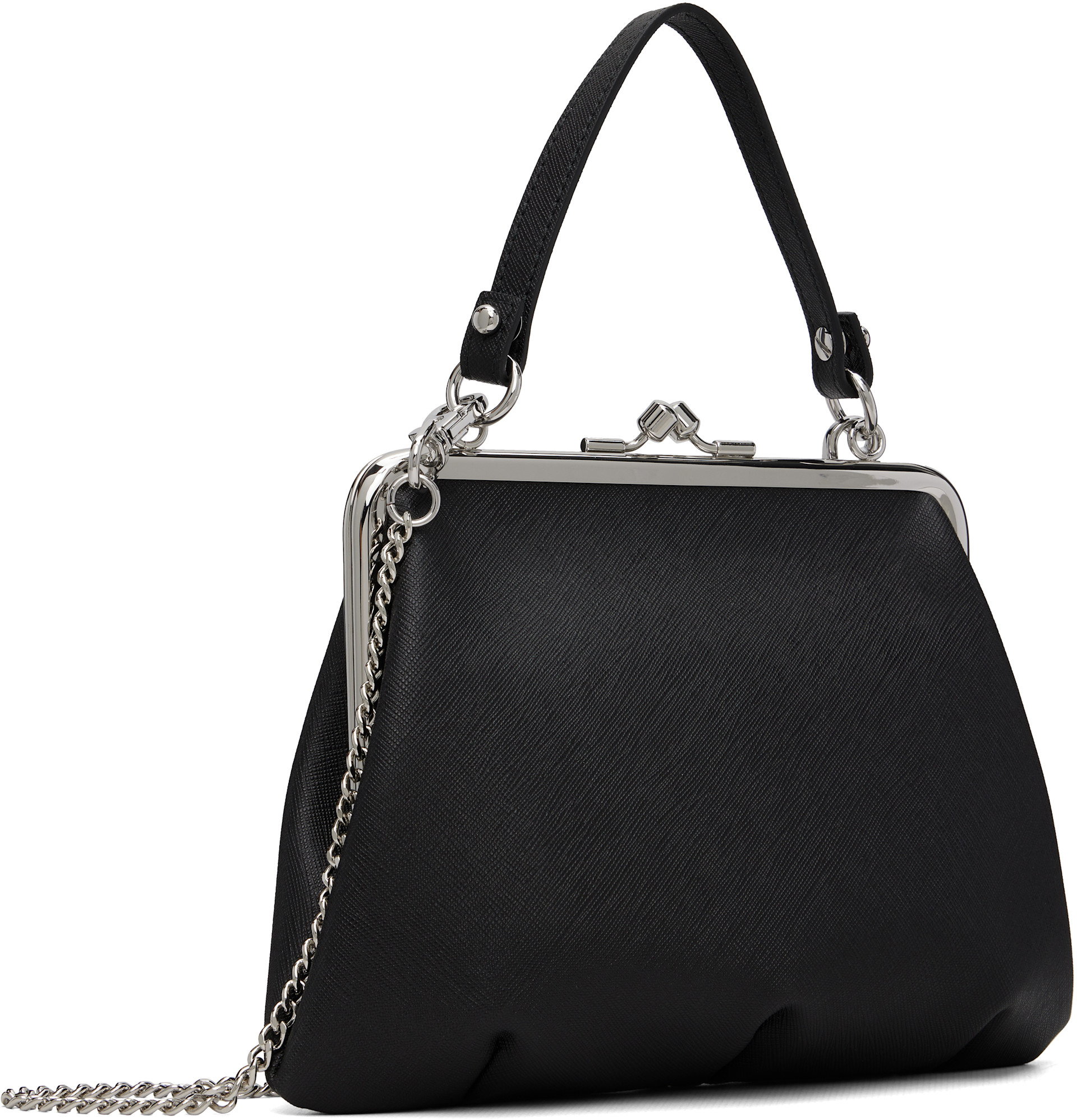 Vivienne Westwood: Black Granny Frame Bag | SSENSE