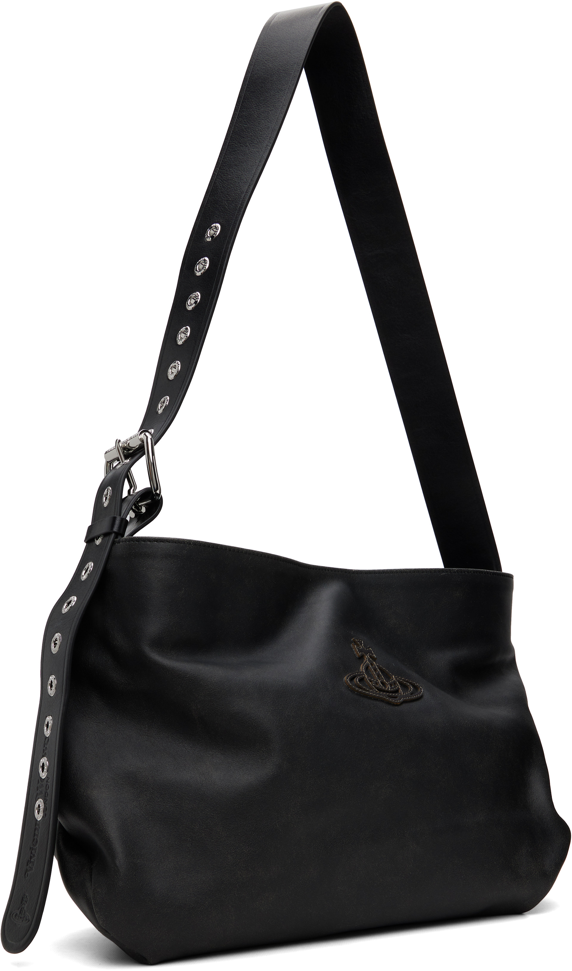 Vivienne Westwood: Black Maxime Medium Shoulder Bag | SSENSE