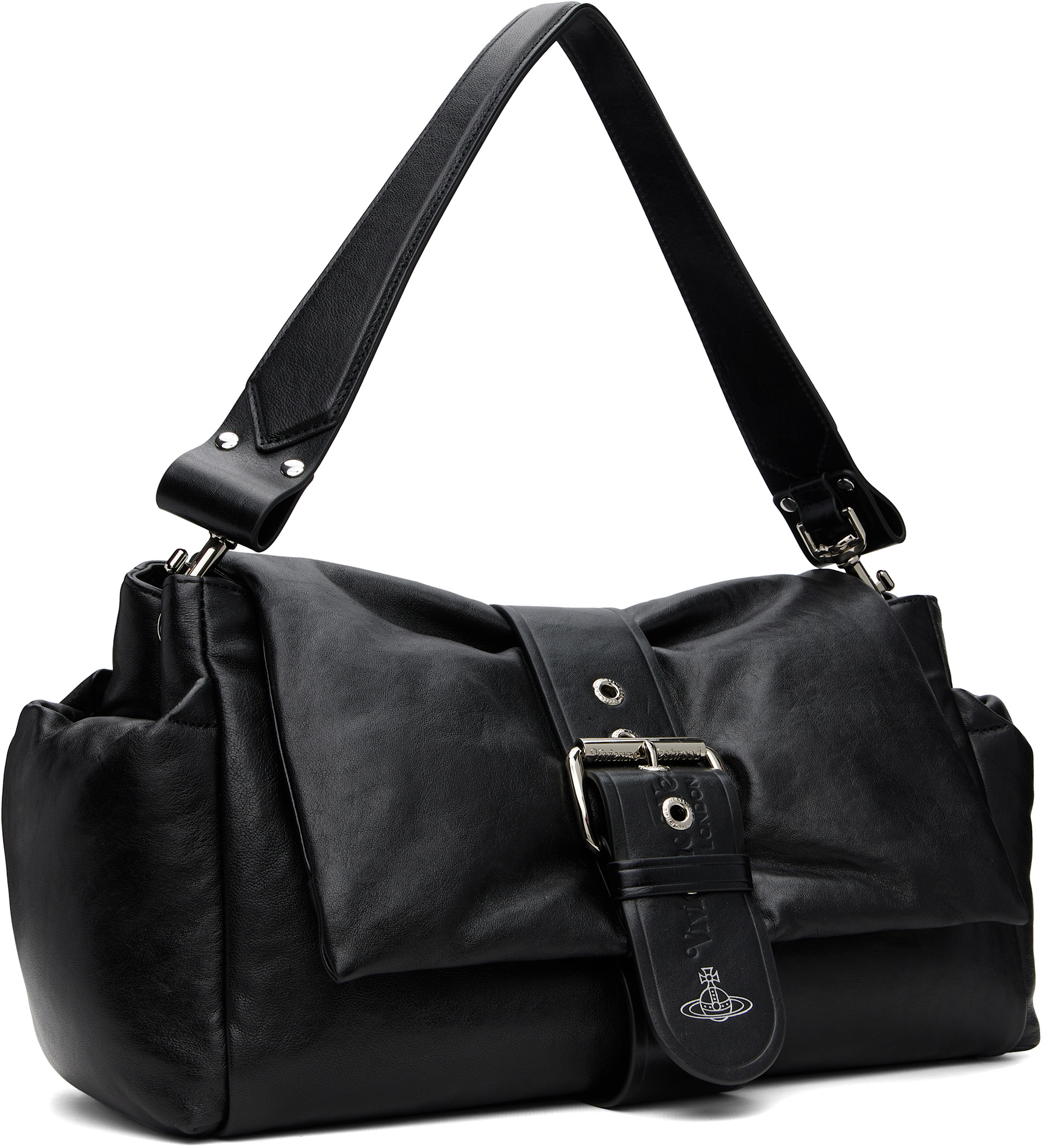 Vivienne Westwood hazeltreasureショルダーバッグ Vivienne Westwood: ブラック XL Hazel Treasure ショルダーバッグ