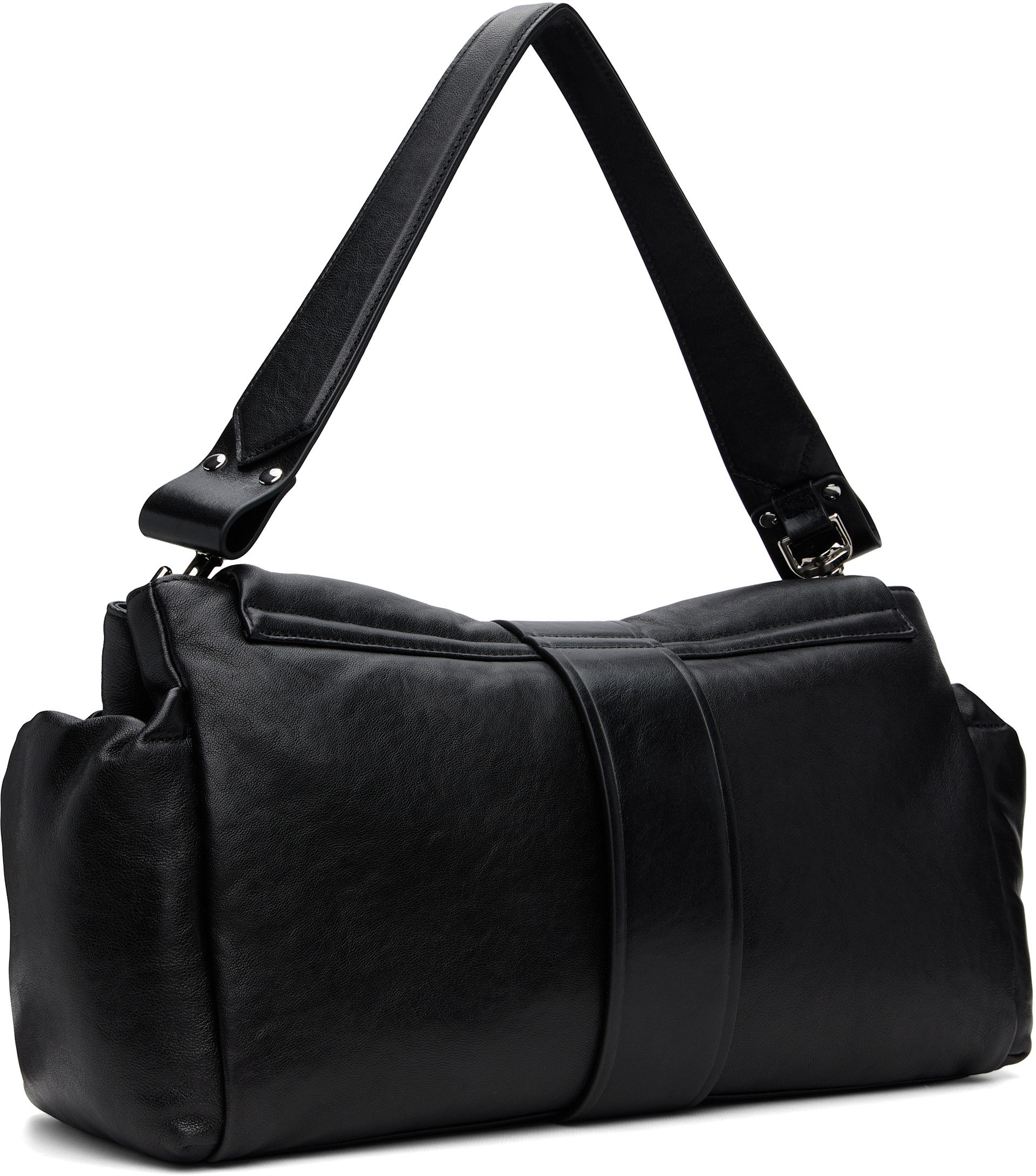 Vivienne Westwood: ブラック XL Hazel Treasure ショルダーバッグ