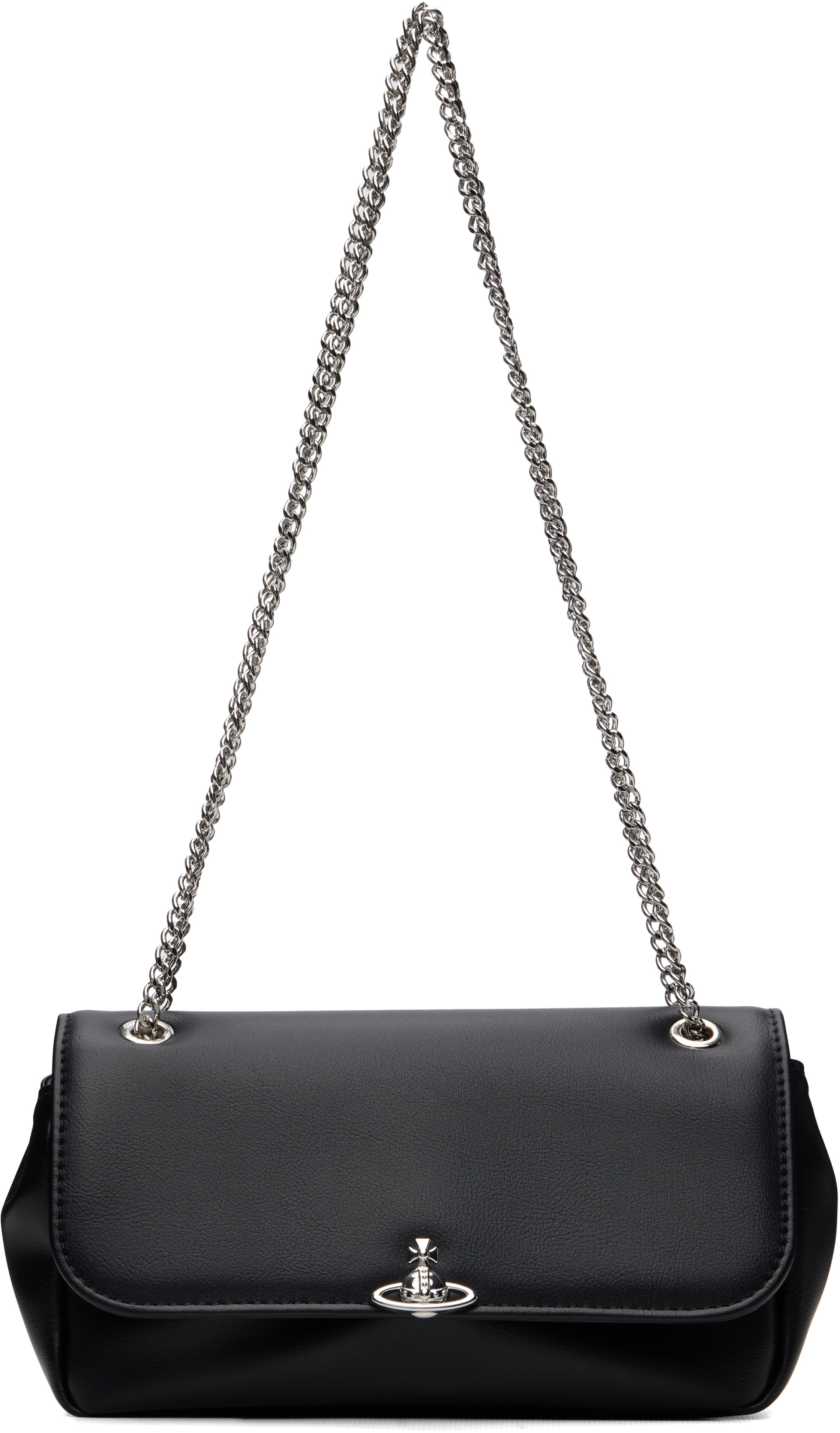 Vivienne Westwood ボディバッグ ブラック Vivienne Westwood: ブラック チェーン クロスボディバッグ | SSENSE 日本