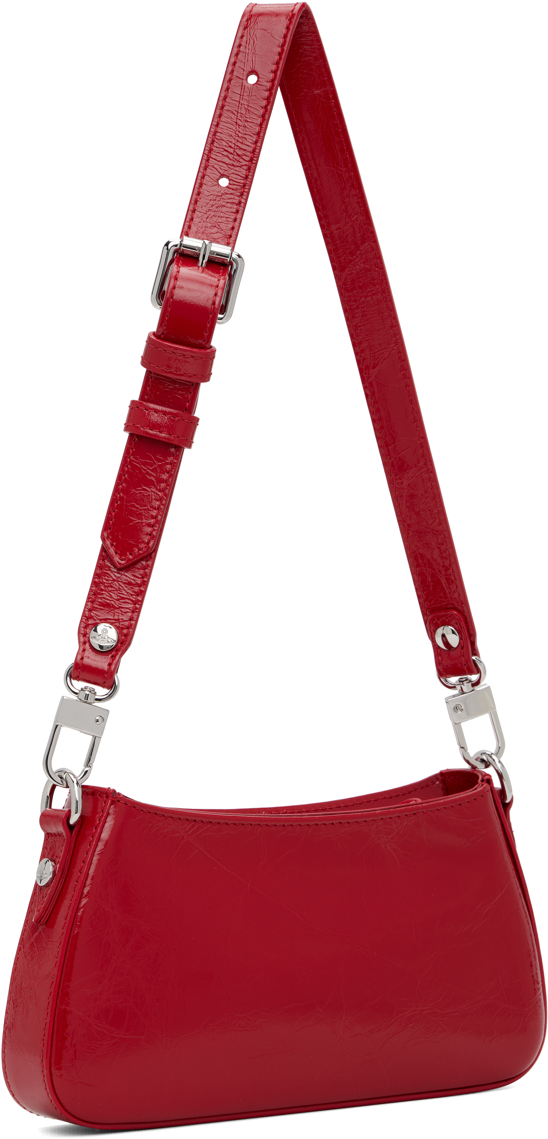 Vivienne Westwood: Red Tasha Shoulder Phone Bag | SSENSE