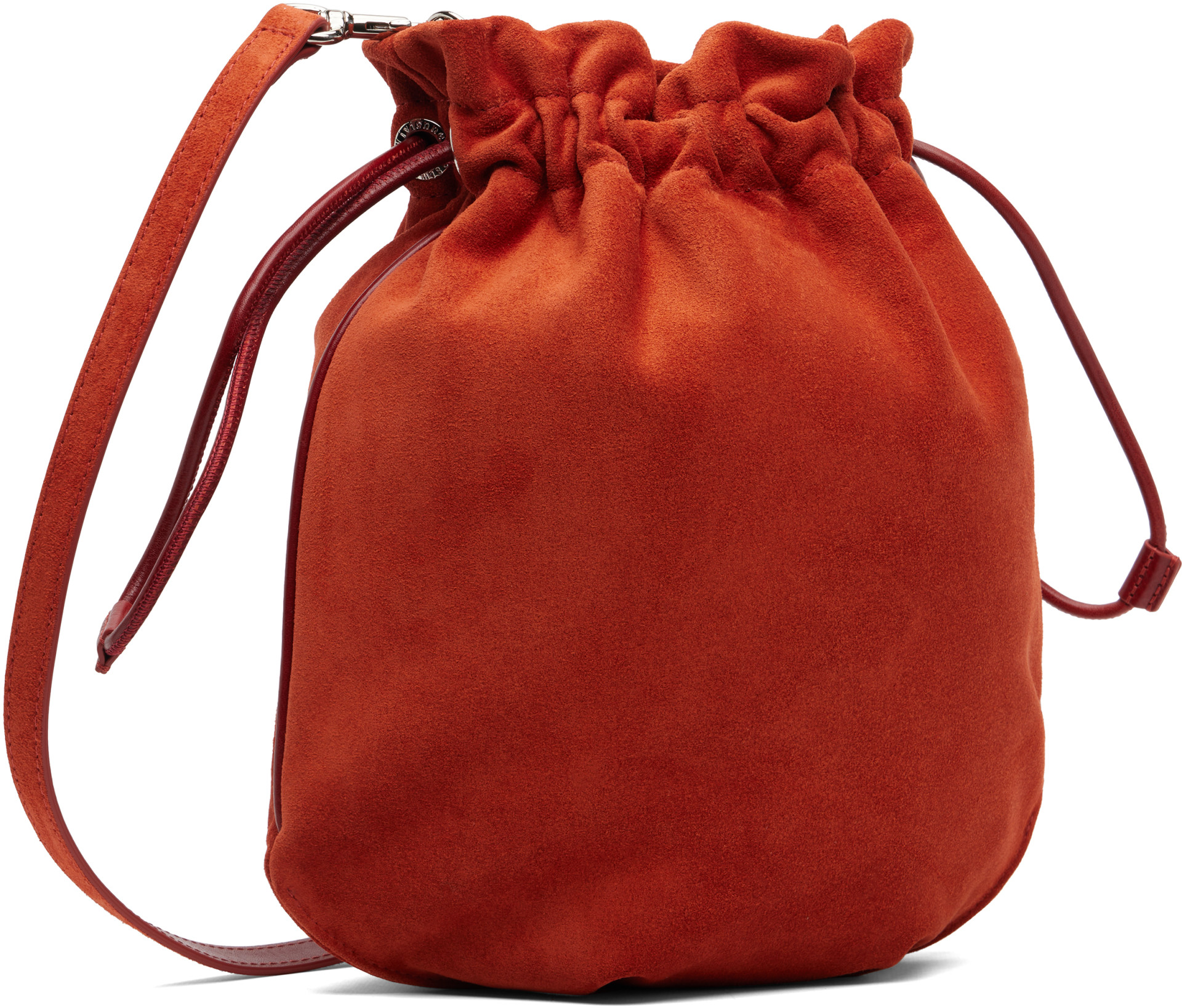 Vivienne Westwood: Orange Drawstring Pouch Bag | SSENSE