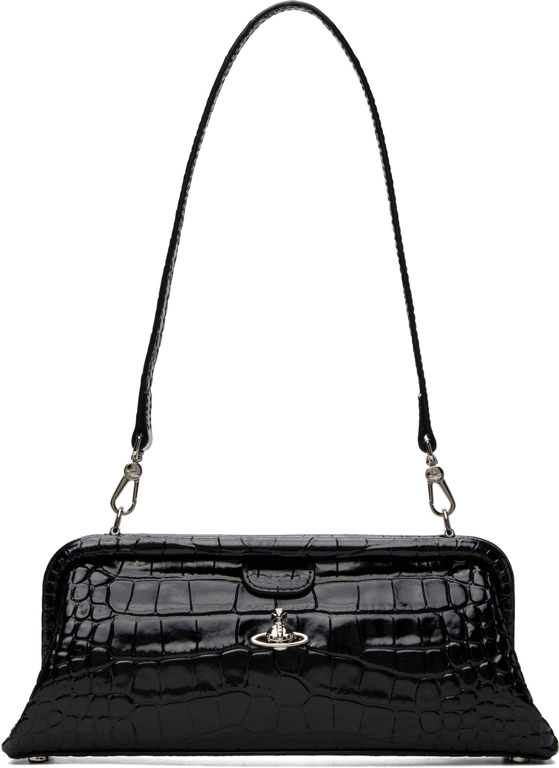 Vivienne Westwood: Black Jane Frame Purse | SSENSE Germany