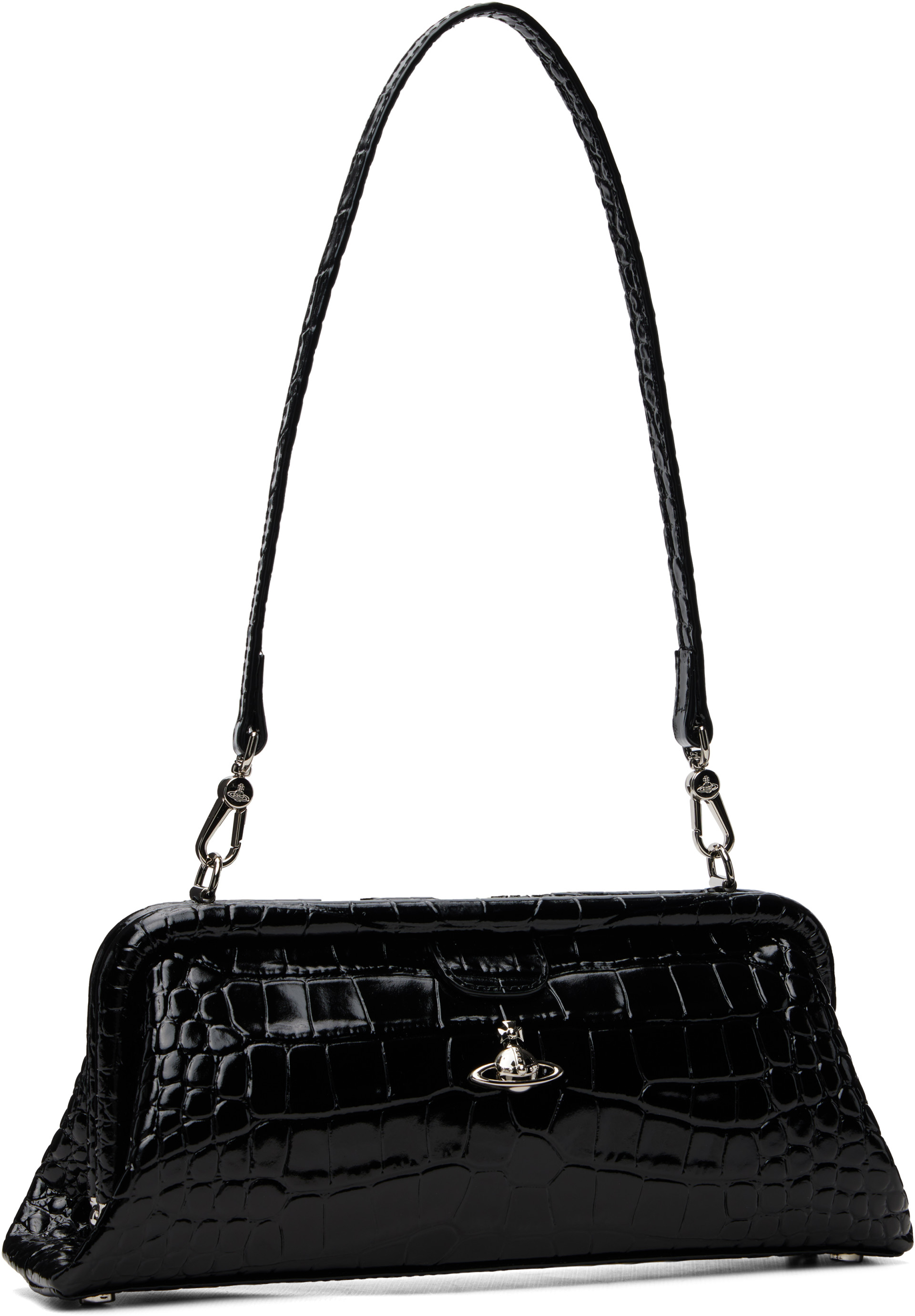 Vivienne Westwood: Black Jane Frame Purse | SSENSE Germany