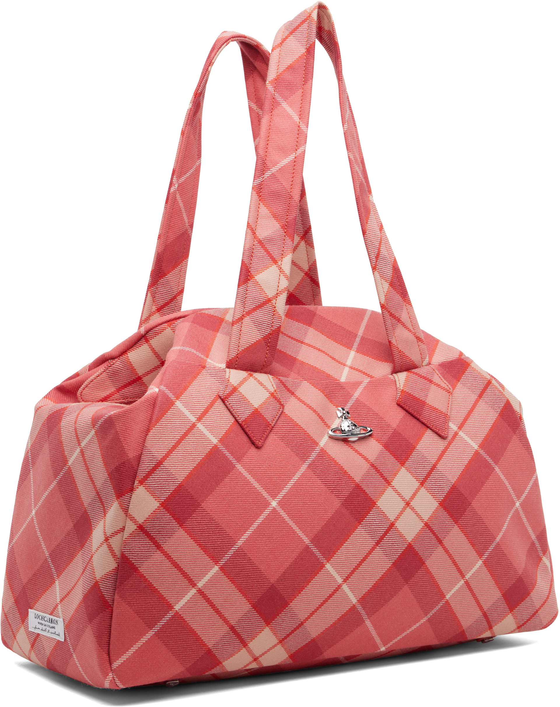 Vivienne Westwood: Pink Archive Large Yasmine Handbag | SSENSE