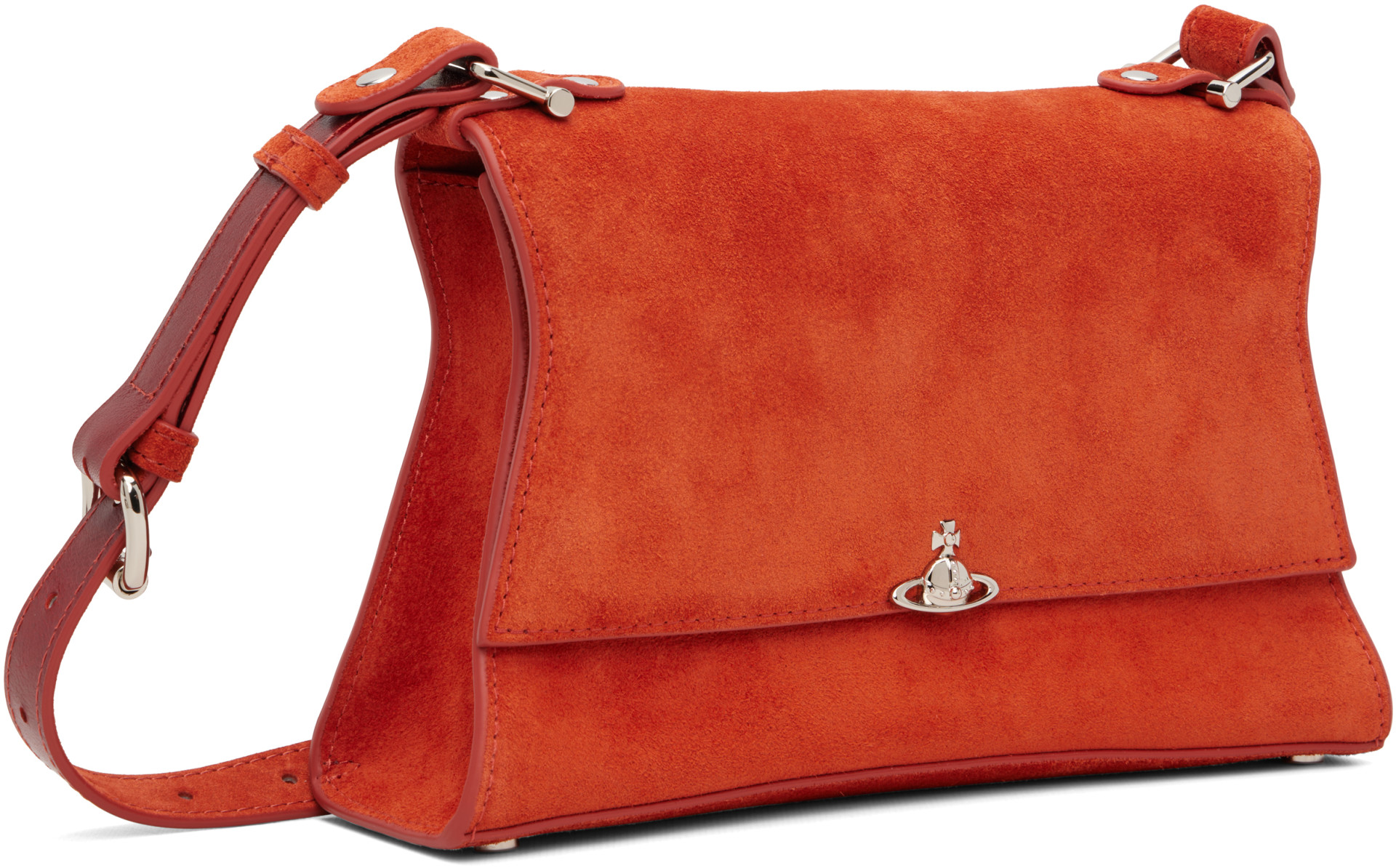 Vivienne Westwood: Orange Bianca Small Shoulder Bag | SSENSE