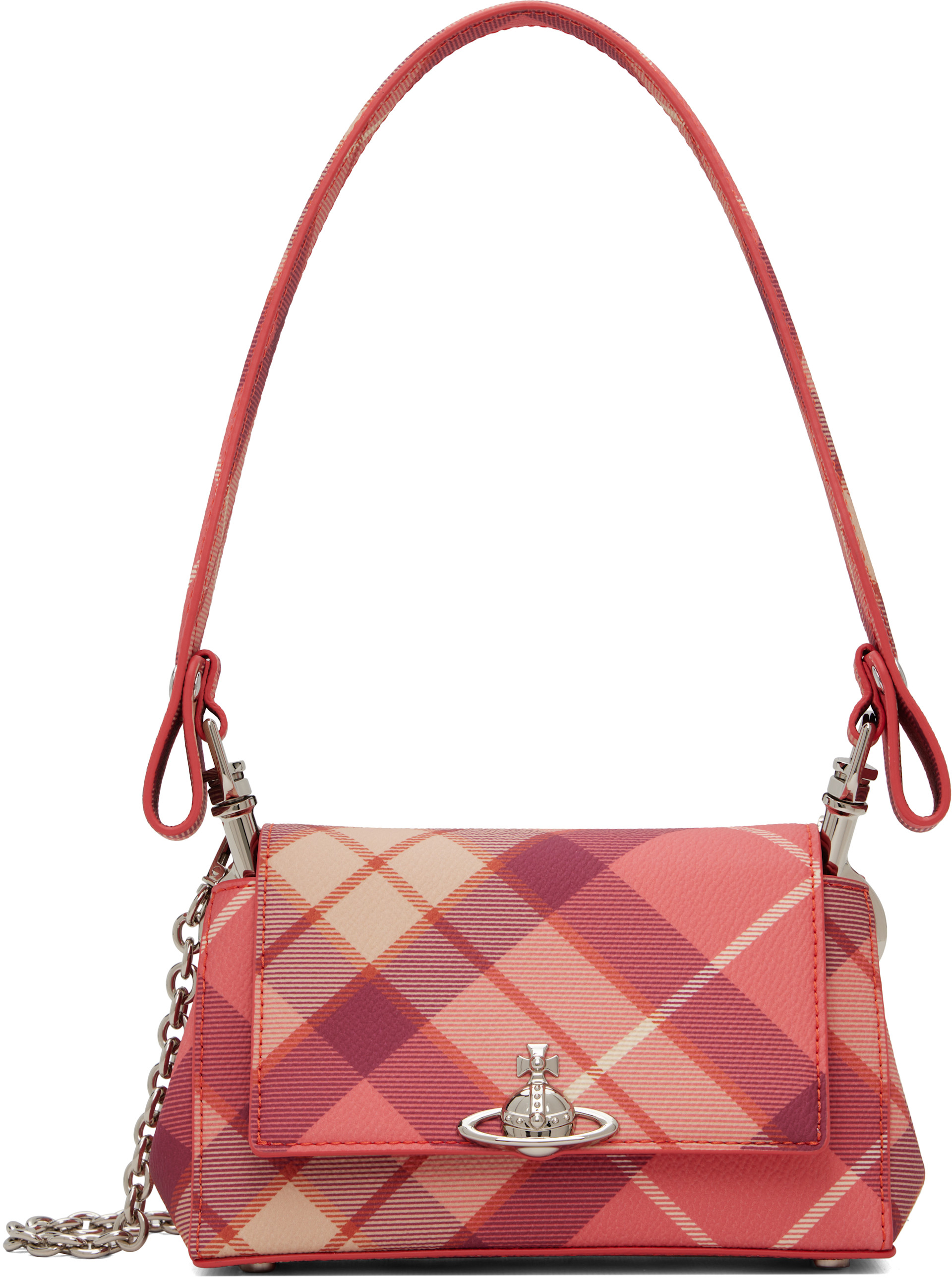 Vivienne Westwood: Pink Hazel Small Hand Bag | SSENSE China