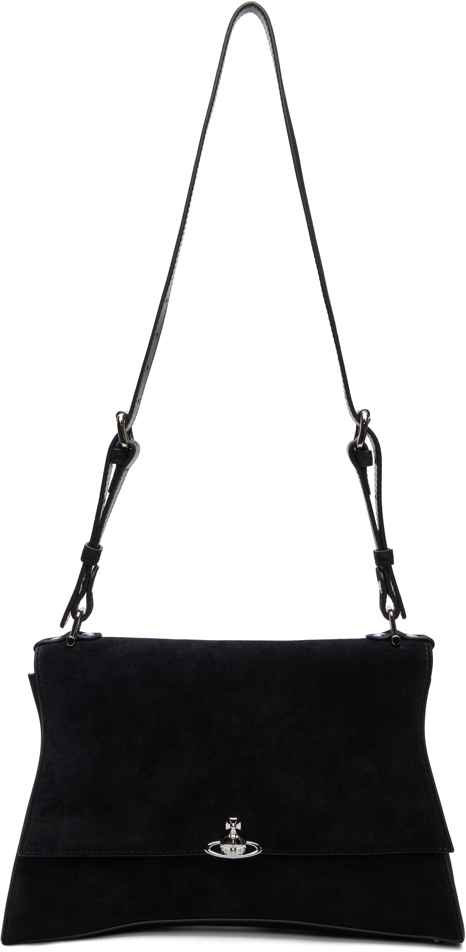Vivienne Westwood: Black Biana Medium Shoulder Bag | SSENSE
