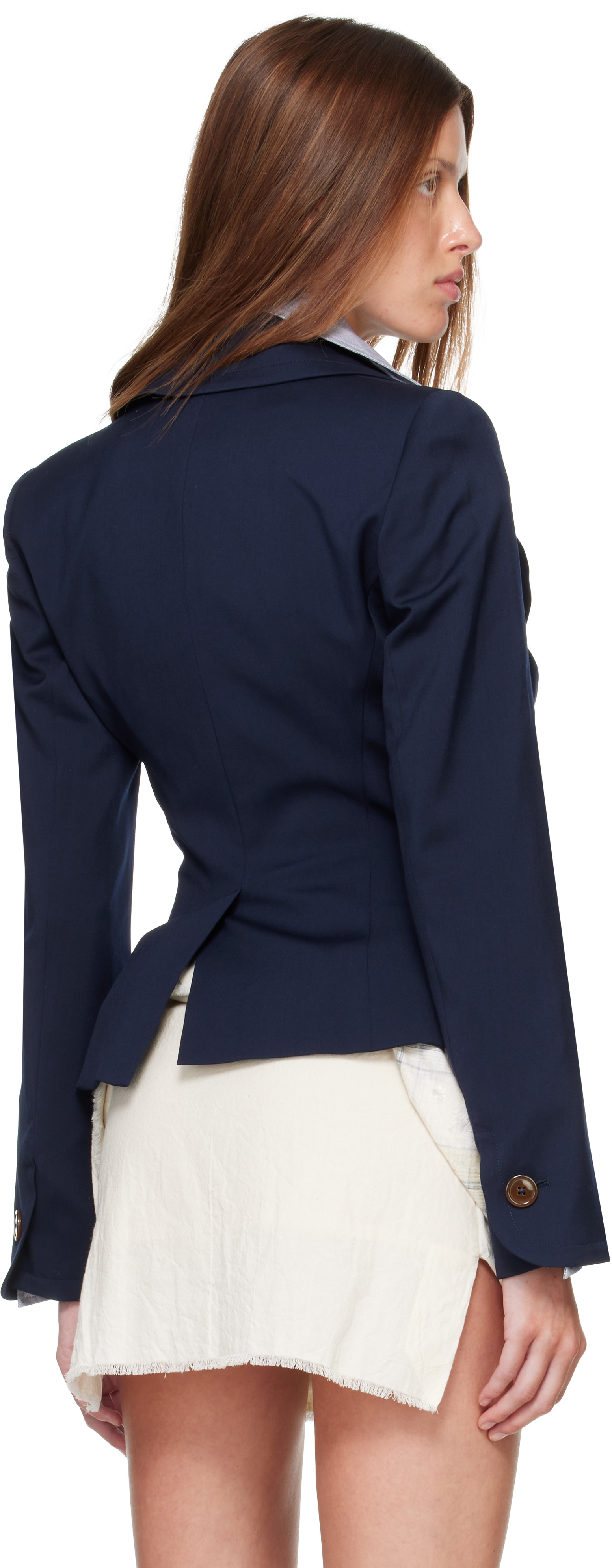 Vivienne Westwood MAN テーラードジャケット ネイビー Vivienne Westwood テーラードジャケット 03 ネイビー 中古・古着通販