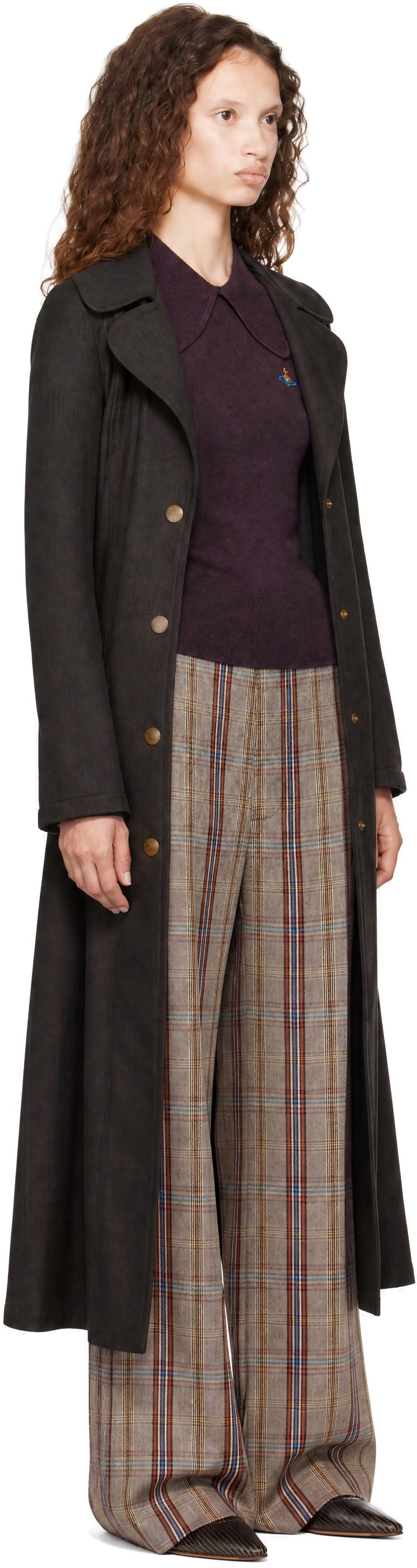 Vivienne Westwood: Gray Liska Coat | SSENSE