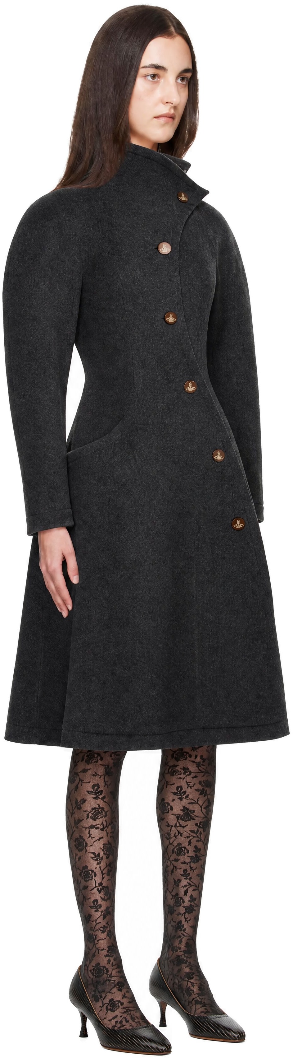 Vivienne Westwood: Gray Breeze Coat | SSENSE